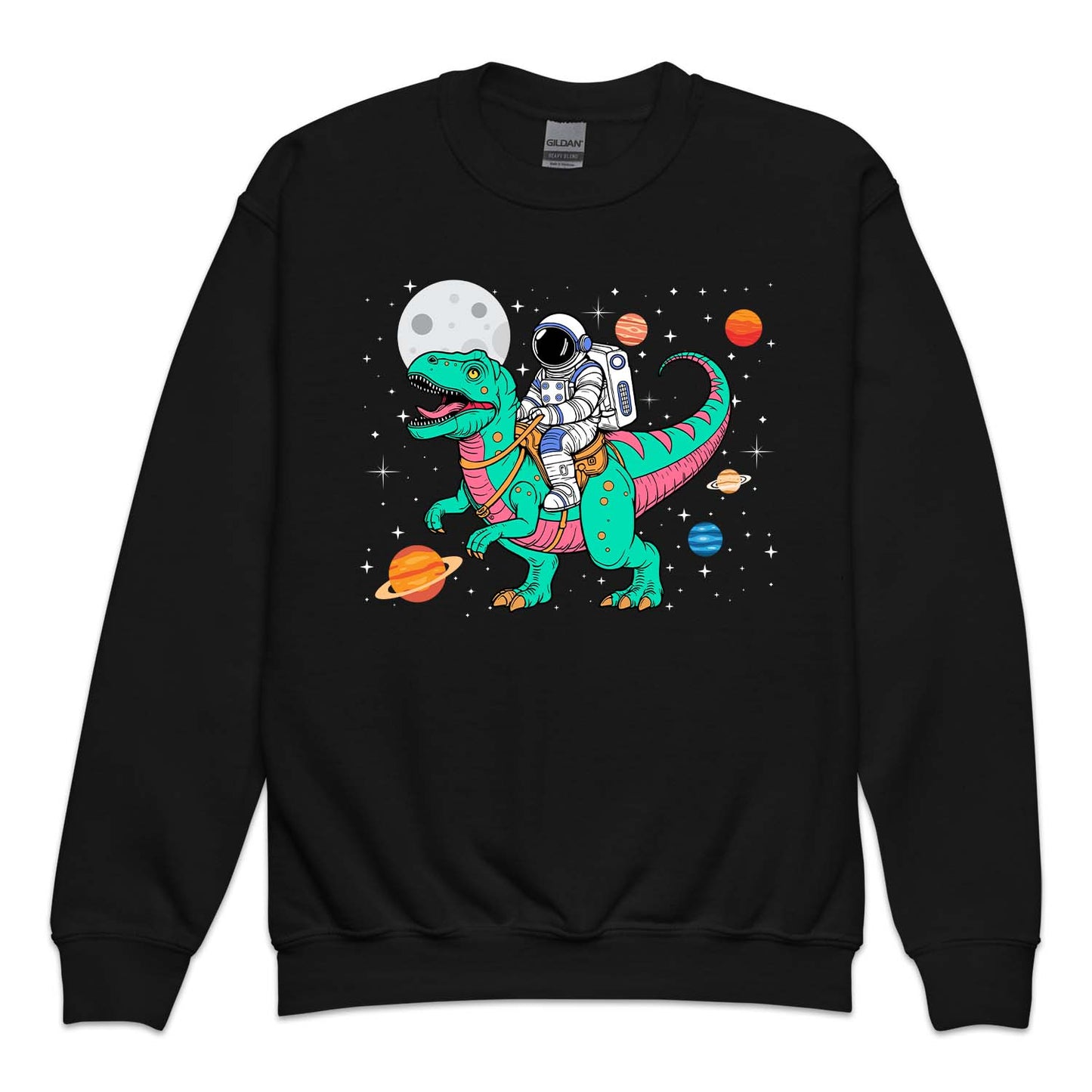 Astronaut Riding T-Rex Dinosaur Space Explorer | PRODUCT CODE: ASTRDNGD