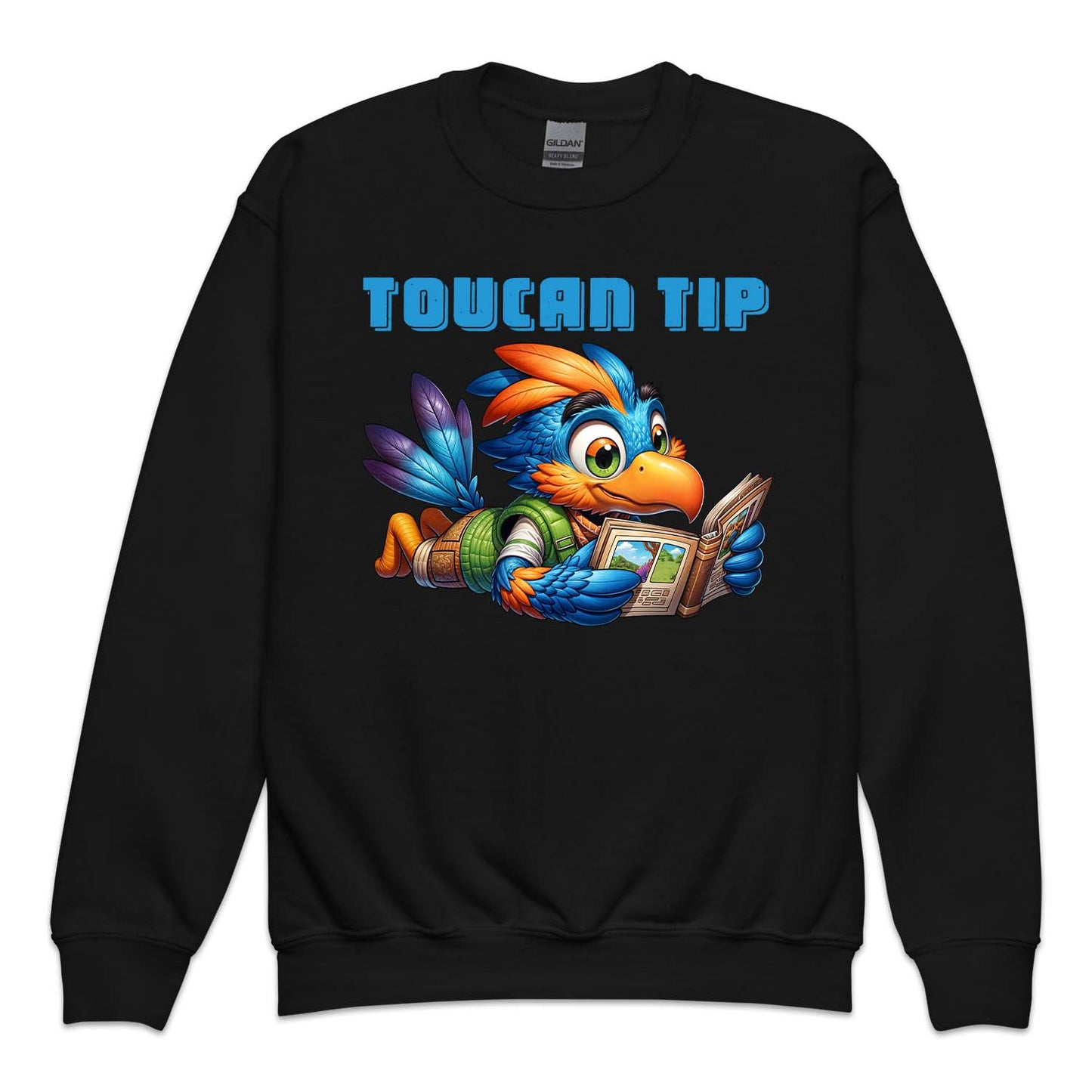 Reading Bird Toucan Tip Reading A Book | PRODUCT CODE: TCHPITRDBO