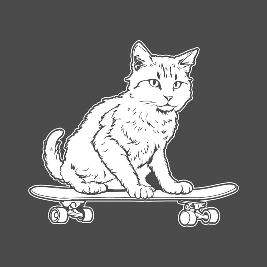 Skating Cat Skateboard Animal Lover | PRODUCT CODE: CATONSTKE