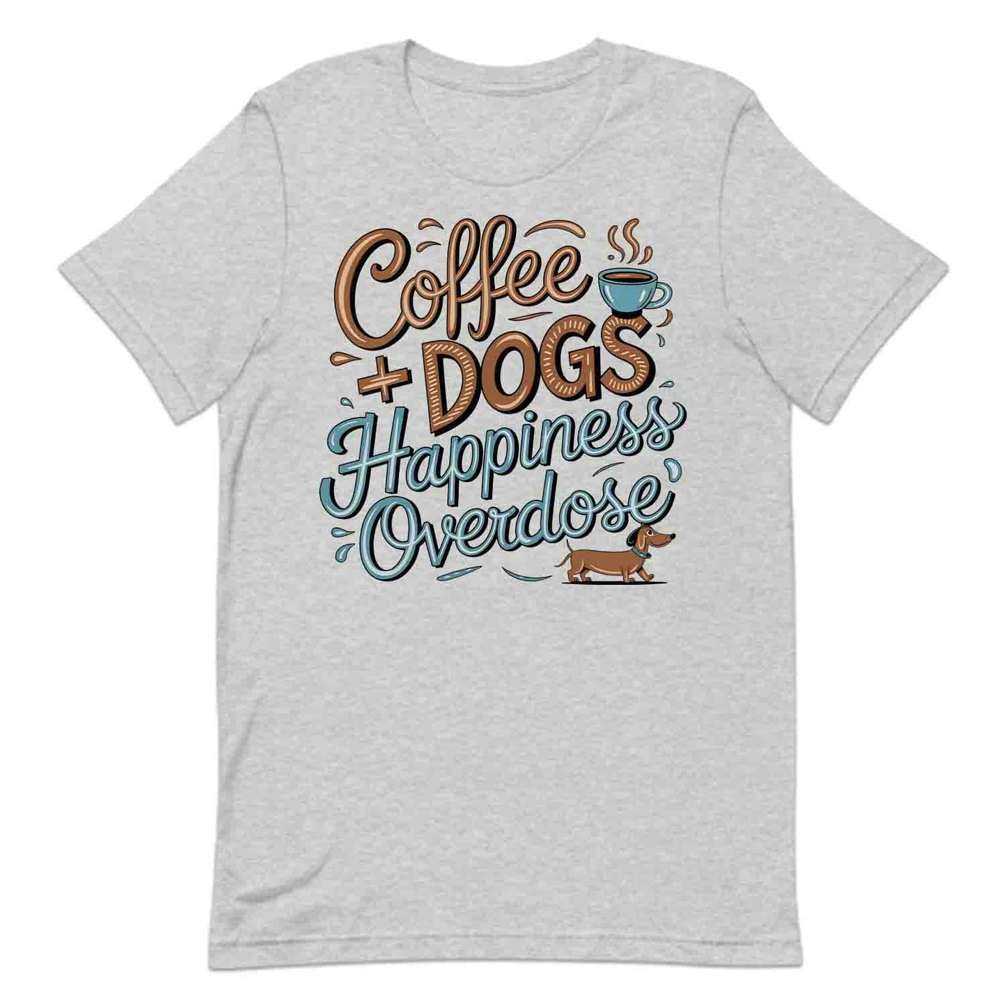 Coffee and Dogs T-Shirt, Sweatshirt, Hoodie – Funny Pet Lover & Cozy Caffeine Vibes | PRODUCT CODE: CBFRHDHHGL