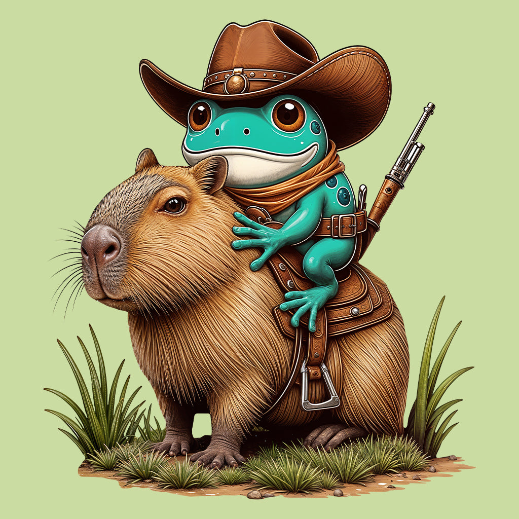 Western Cowboy Frog & Capybara | PRODUCT CODE: CBWFRGBR
