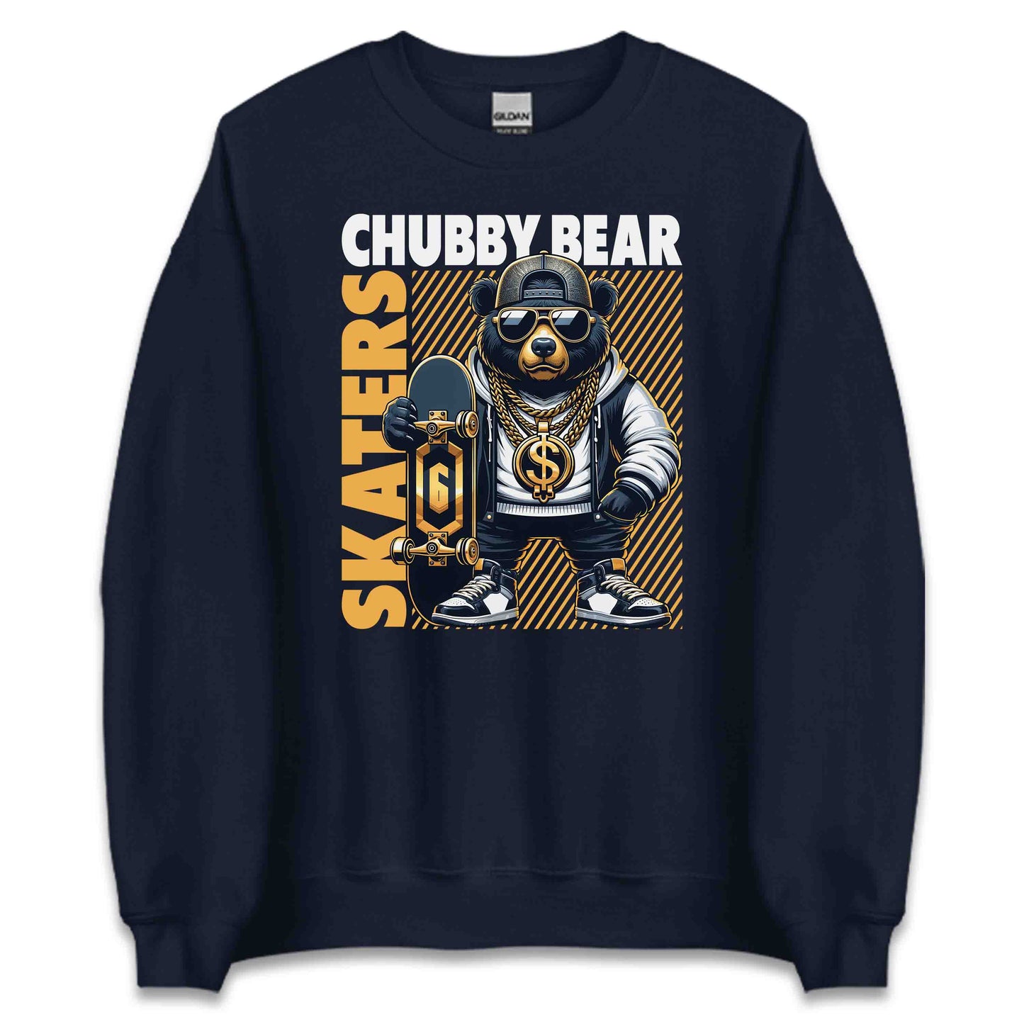 Chubby Bear Skaters Urban Skating Bear Street Style | PRODUCT CODE: CBYRESKTUNL