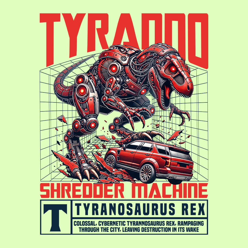 Cybernetic Tyrannosaurus Epic Shredder Machine Dinosaur Futuristic Robot T-Rex | PRODUCT CODE: CBYRTMCYEPSHD