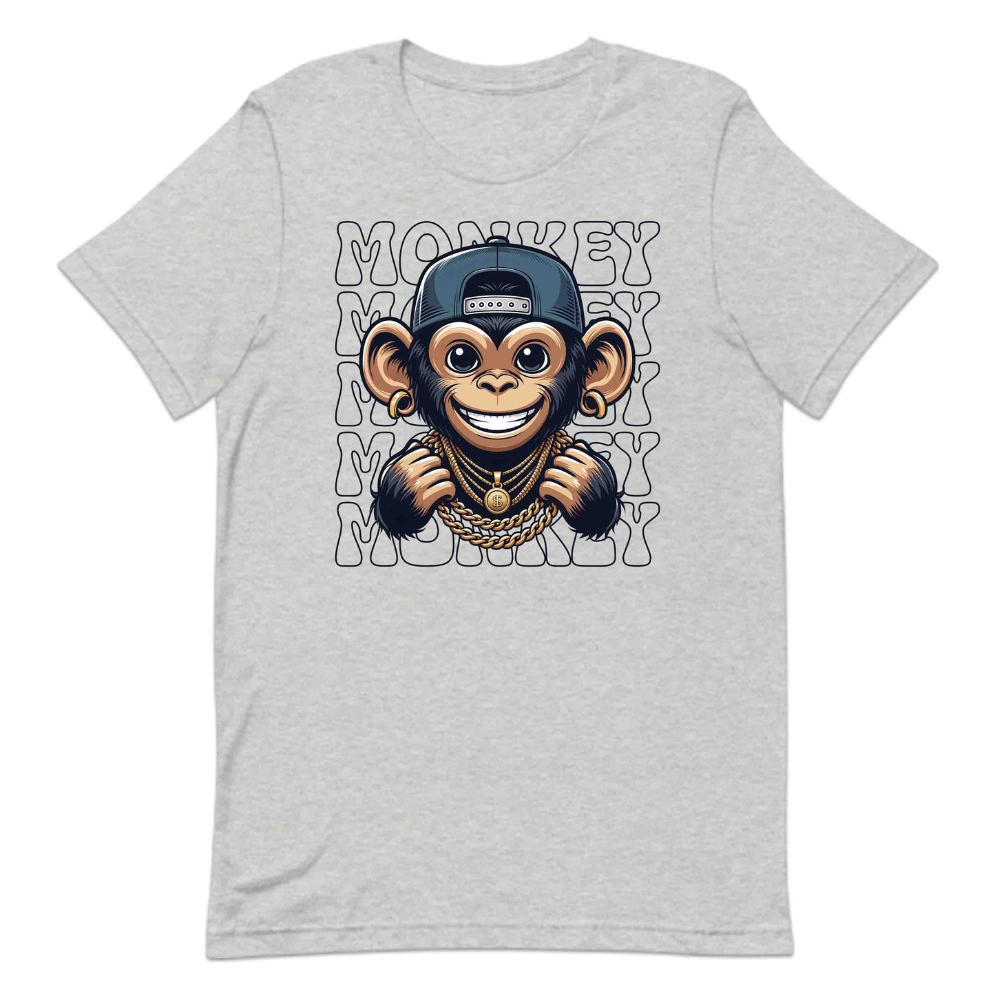 Cheeky Monkey Bling Smiling Primate with Chains | PRODUCT CODE: CHKMNOBLNGSO