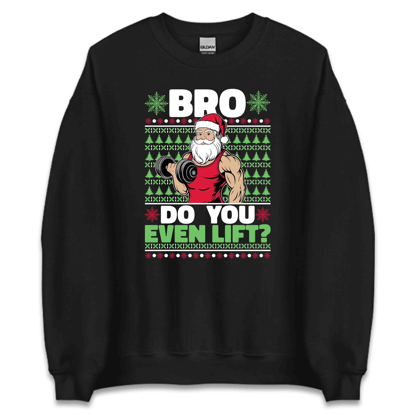 Bro Do You Even Lift Christmas Fitness Xmas Workout | PRODUCT CODE: CHMFTNBRDOE