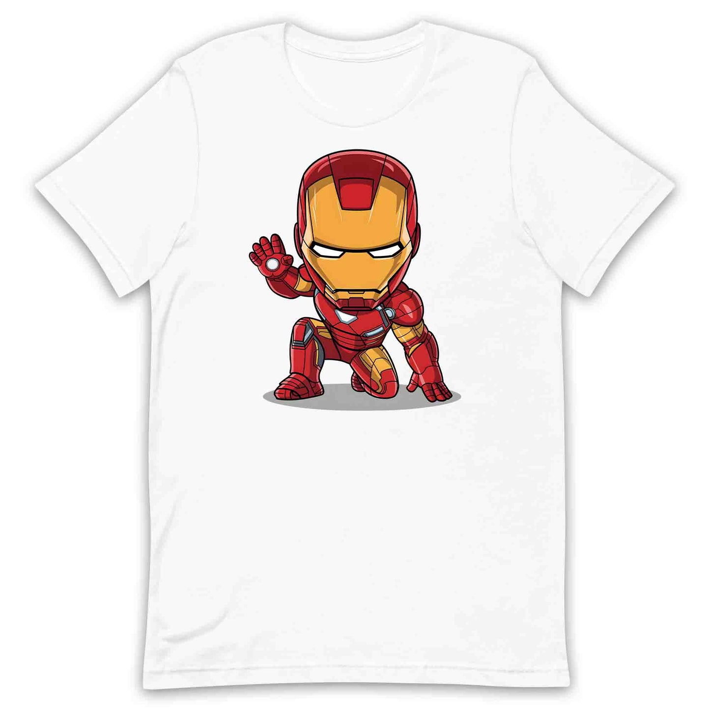 Chibi Iron Man T-Shirt | Marvel Avengers Comic Cartoon Hero Jumper | Tony Stark Armor Fan Hoodie | PRODUCT CODE: CHRBNAIRMNA