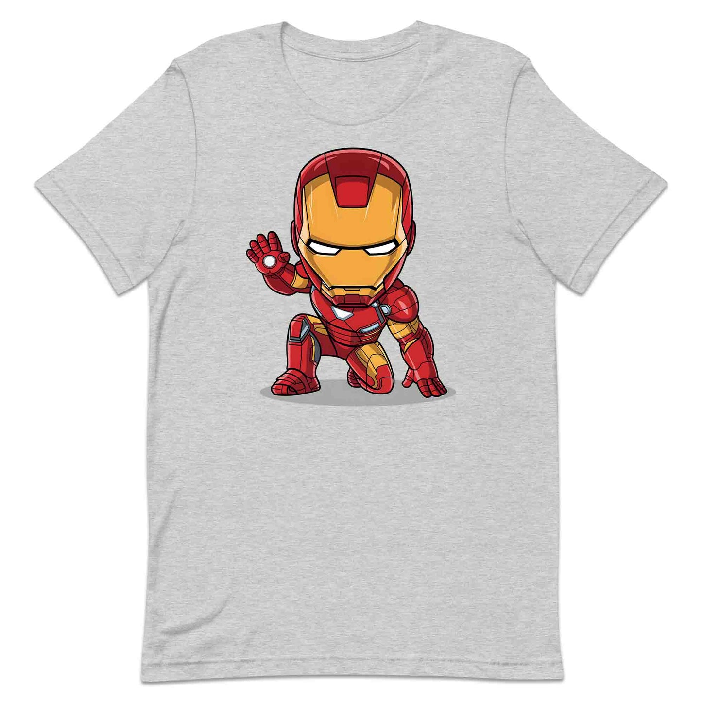 Chibi Iron Man T-Shirt | Marvel Avengers Comic Cartoon Hero Jumper | Tony Stark Armor Fan Hoodie | PRODUCT CODE: CHRBNAIRMNA