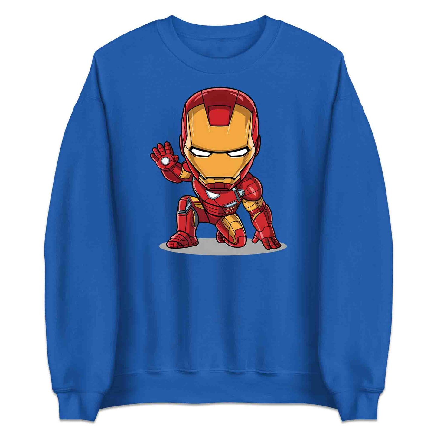 Chibi Iron Man T-Shirt | Marvel Avengers Comic Cartoon Hero Jumper | Tony Stark Armor Fan Hoodie | PRODUCT CODE: CHRBNAIRMNA