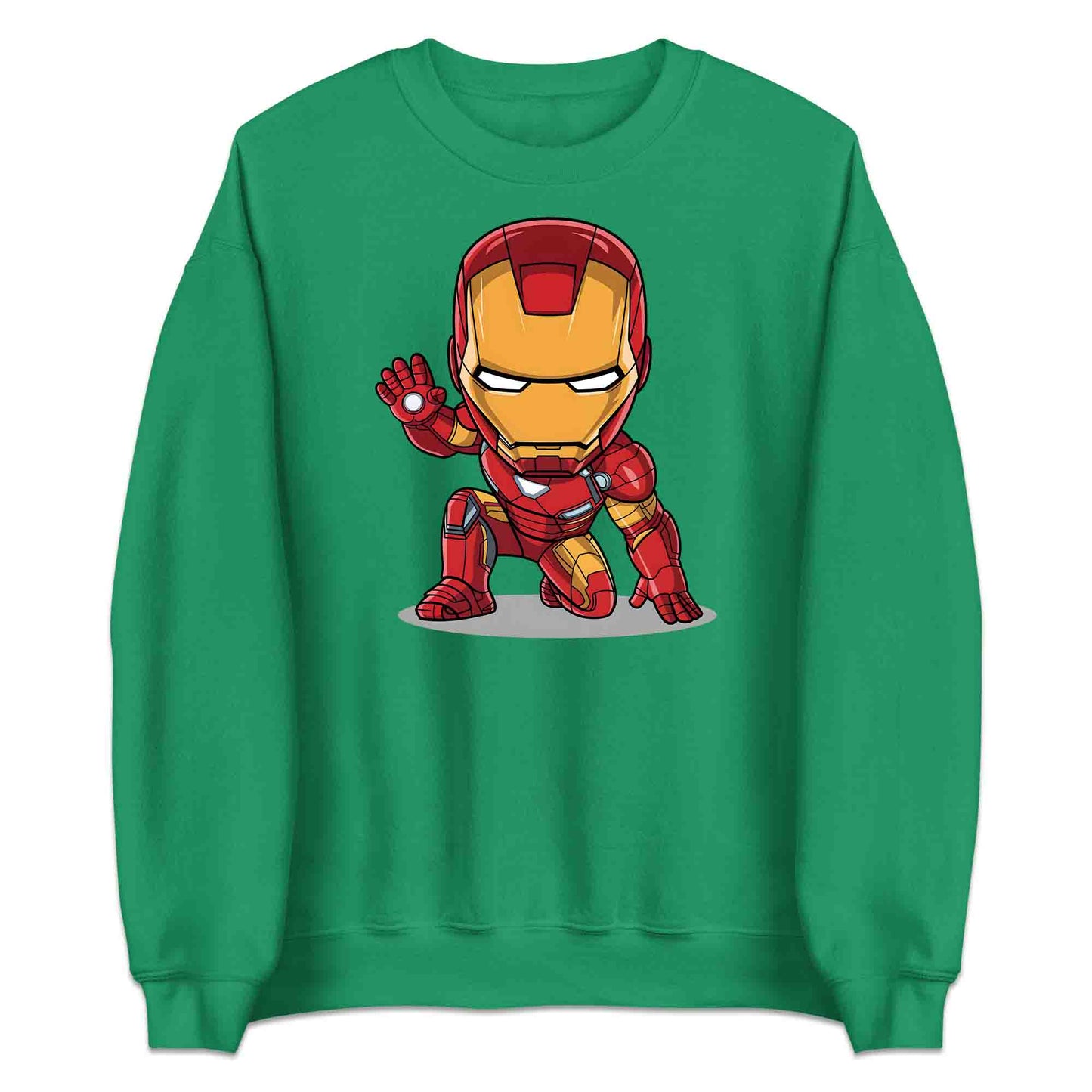 Chibi Iron Man T-Shirt | Marvel Avengers Comic Cartoon Hero Jumper | Tony Stark Armor Fan Hoodie | PRODUCT CODE: CHRBNAIRMNA