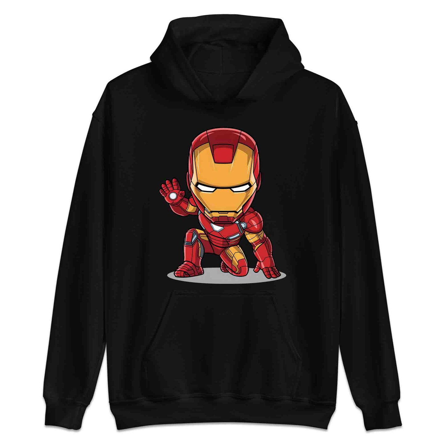 Chibi Iron Man T-Shirt | Marvel Avengers Comic Cartoon Hero Jumper | Tony Stark Armor Fan Hoodie | PRODUCT CODE: CHRBNAIRMNA