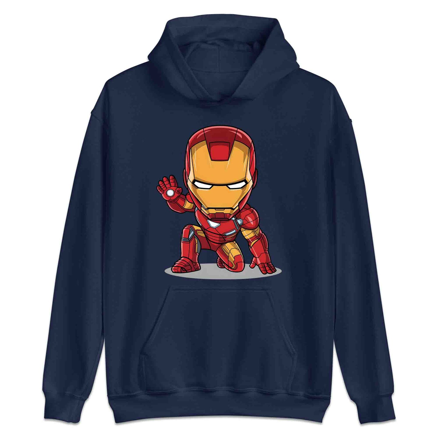 Chibi Iron Man T-Shirt | Marvel Avengers Comic Cartoon Hero Jumper | Tony Stark Armor Fan Hoodie | PRODUCT CODE: CHRBNAIRMNA