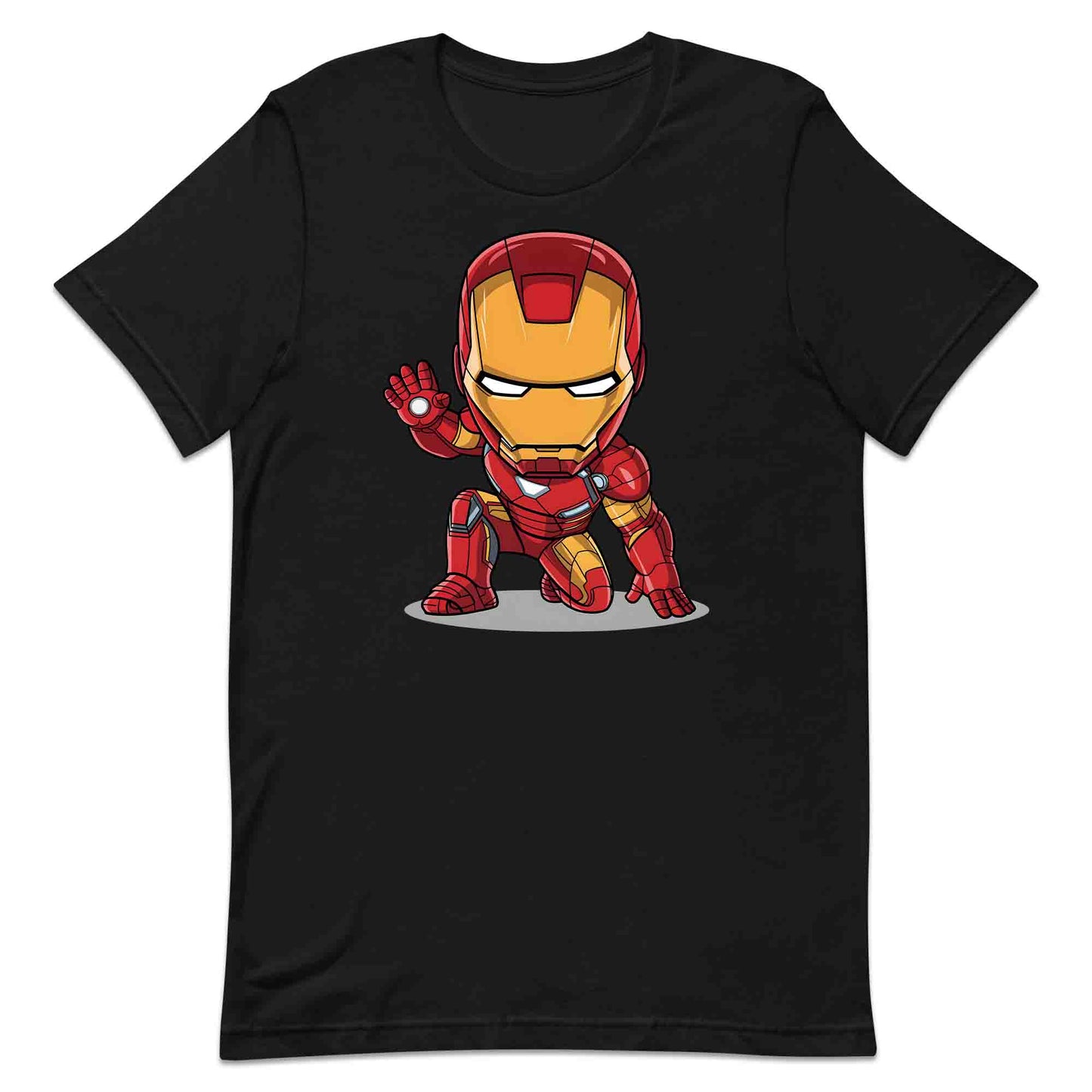 Chibi Iron Man T-Shirt | Marvel Avengers Comic Cartoon Hero Jumper | Tony Stark Armor Fan Hoodie | PRODUCT CODE: CHRBNAIRMNA