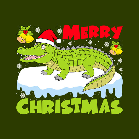 Christmas Alligator Xmas Reptile Lovers | PRODUCT CODE: CHRMOALGTRD