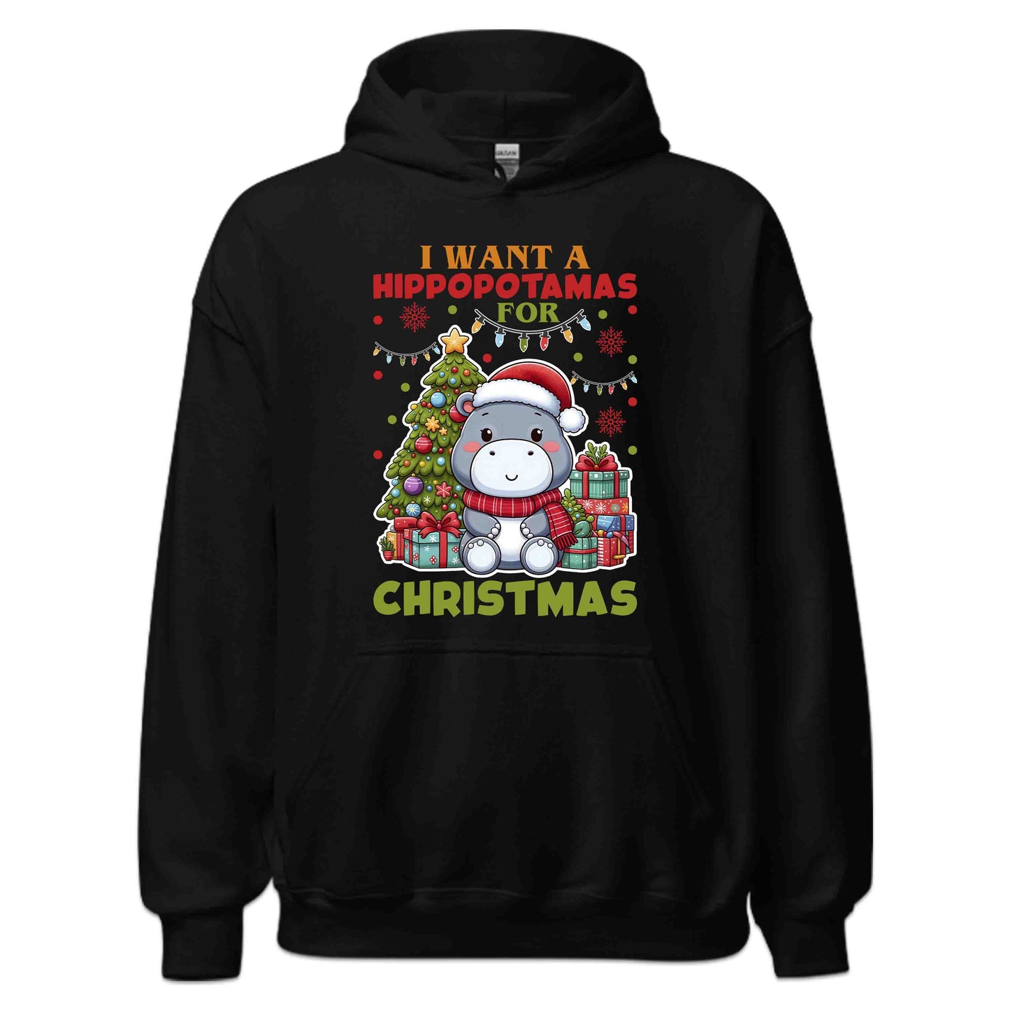I Want a Hippopotamus for Christmas Cozy Xmas Festive Animal | PRODUCT CODE: CHTRHPOWNTA