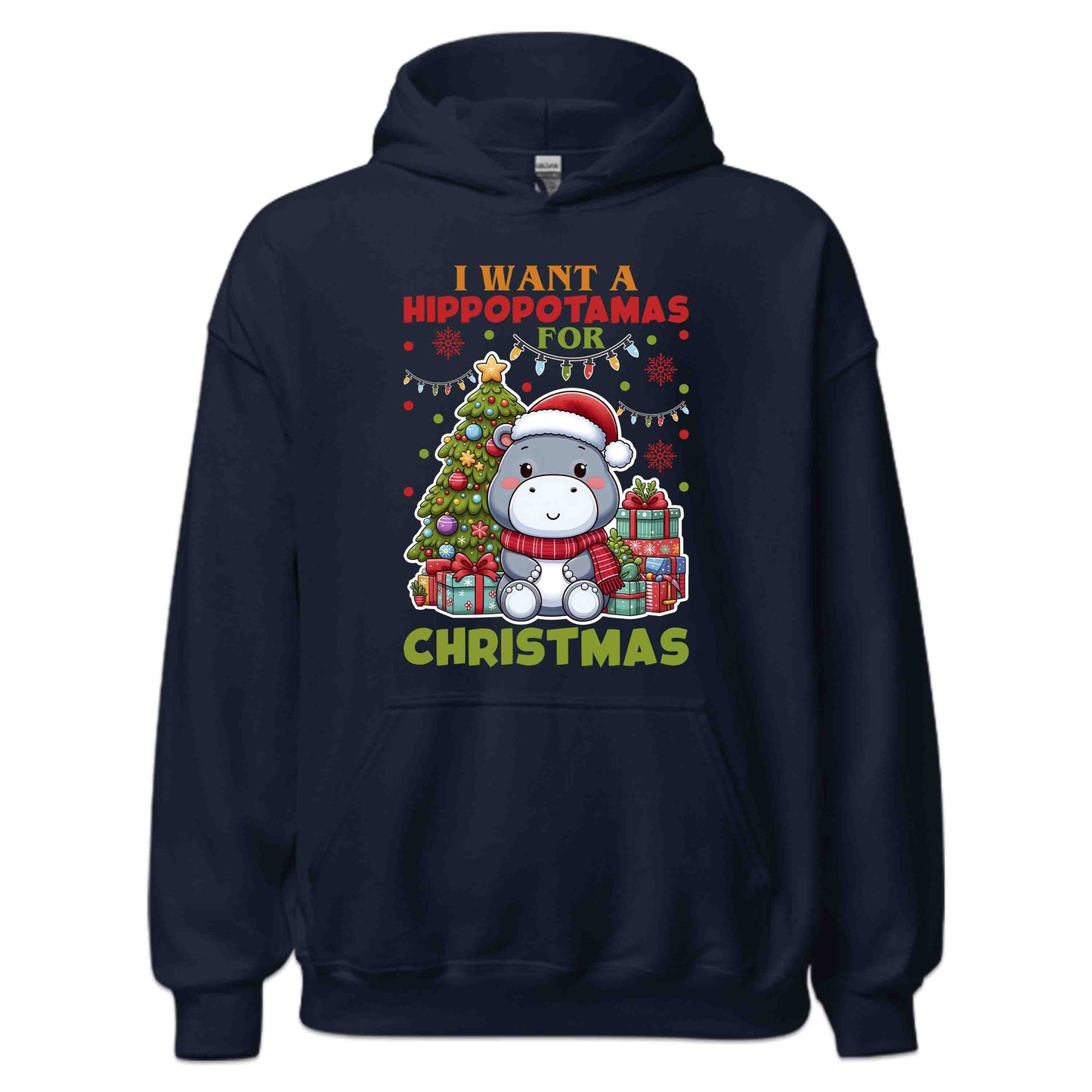 I Want a Hippopotamus for Christmas Cozy Xmas Festive Animal | PRODUCT CODE: CHTRHPOWNTA