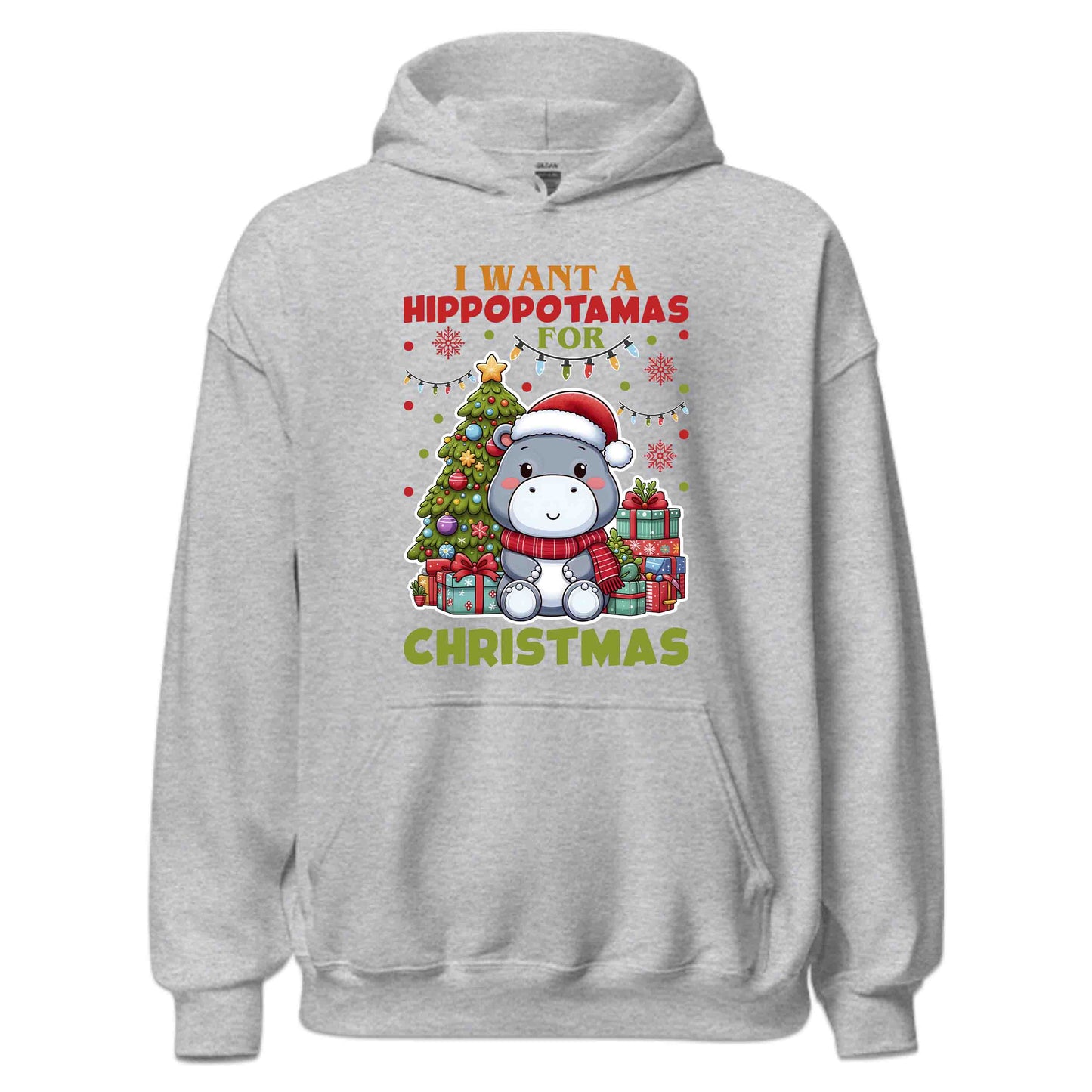 I Want a Hippopotamus for Christmas Cozy Xmas Festive Animal | PRODUCT CODE: CHTRHPOWNTA