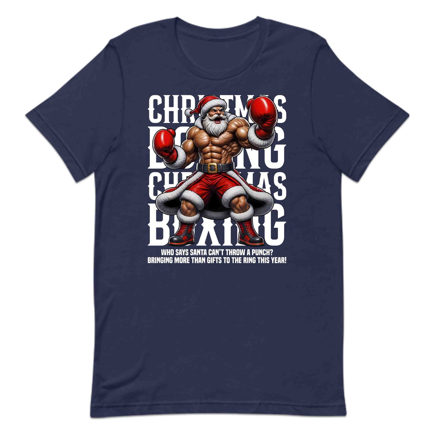 Christmas Muscular Boxer Xmas Santa | PRODUCT CODE: CHTSNABXGOMU