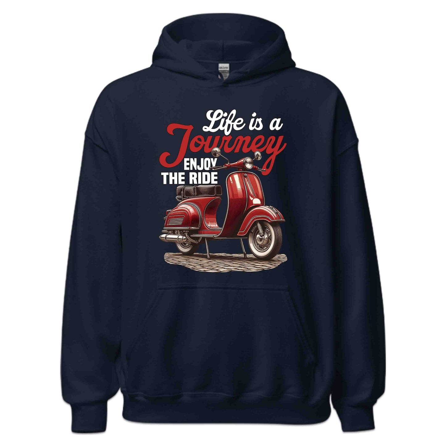 Classic Vespa Scooter Life Is A Journey Enjoy The Ride | PRODUCT CODE: CJEBCVAPANWNG