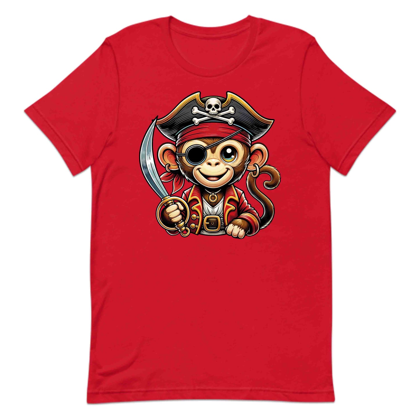 Cheeky Pirate Monkey with Sword Nautical Adventure Treasure Hunt | PRODUCT CODE: CKYPRTASWDOL