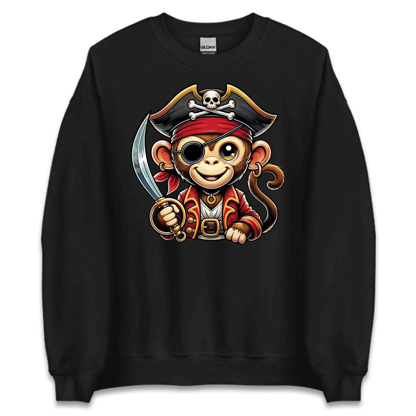 Cheeky Pirate Monkey with Sword Nautical Adventure Treasure Hunt | PRODUCT CODE: CKYPRTASWDOL