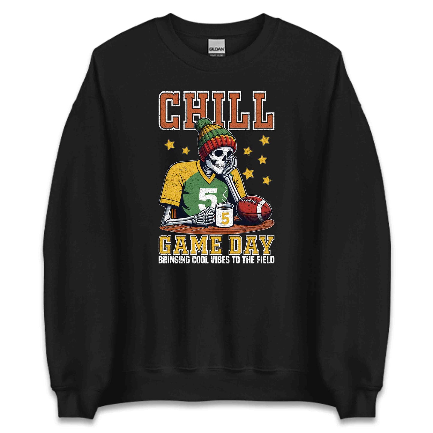 Chill Game Day Skeleton American Football | PRODUCT CODE: CLFGNWAMRENB