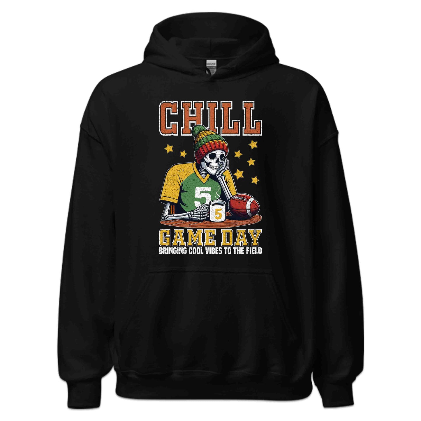 Chill Game Day Skeleton American Football | PRODUCT CODE: CLFGNWAMRENB