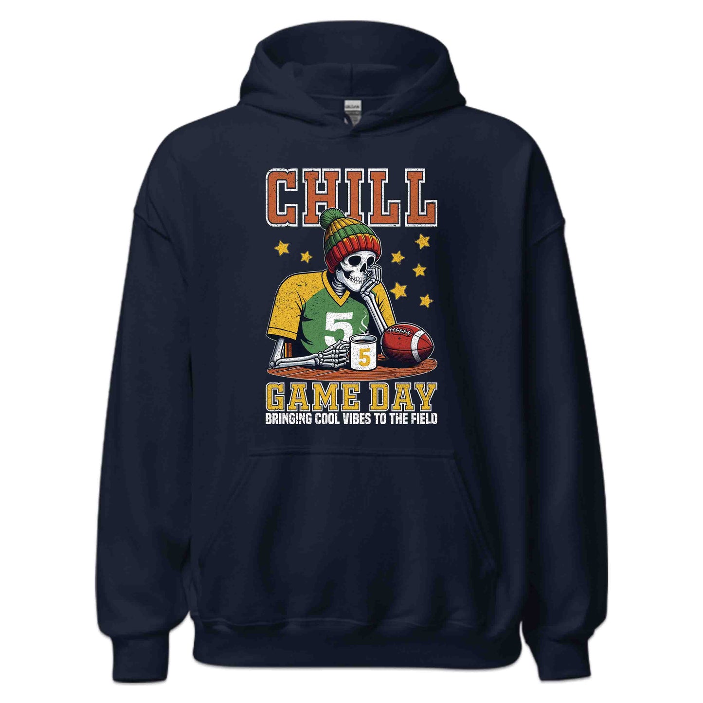 Chill Game Day Skeleton American Football | PRODUCT CODE: CLFGNWAMRENB