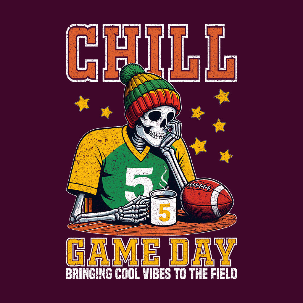 Chill Game Day Skeleton American Football | PRODUCT CODE: CLFGNWAMRENB