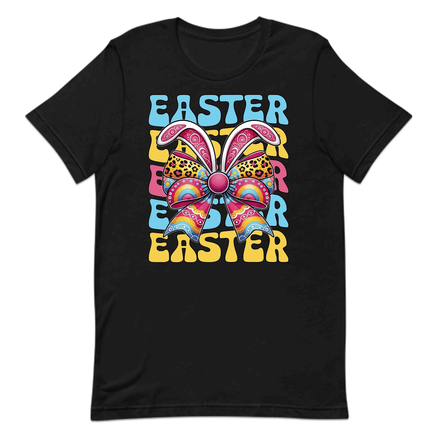Colorful Easter Bunny Bow Spring Celebrations | PRODUCT CODE: CLFREASTWBON