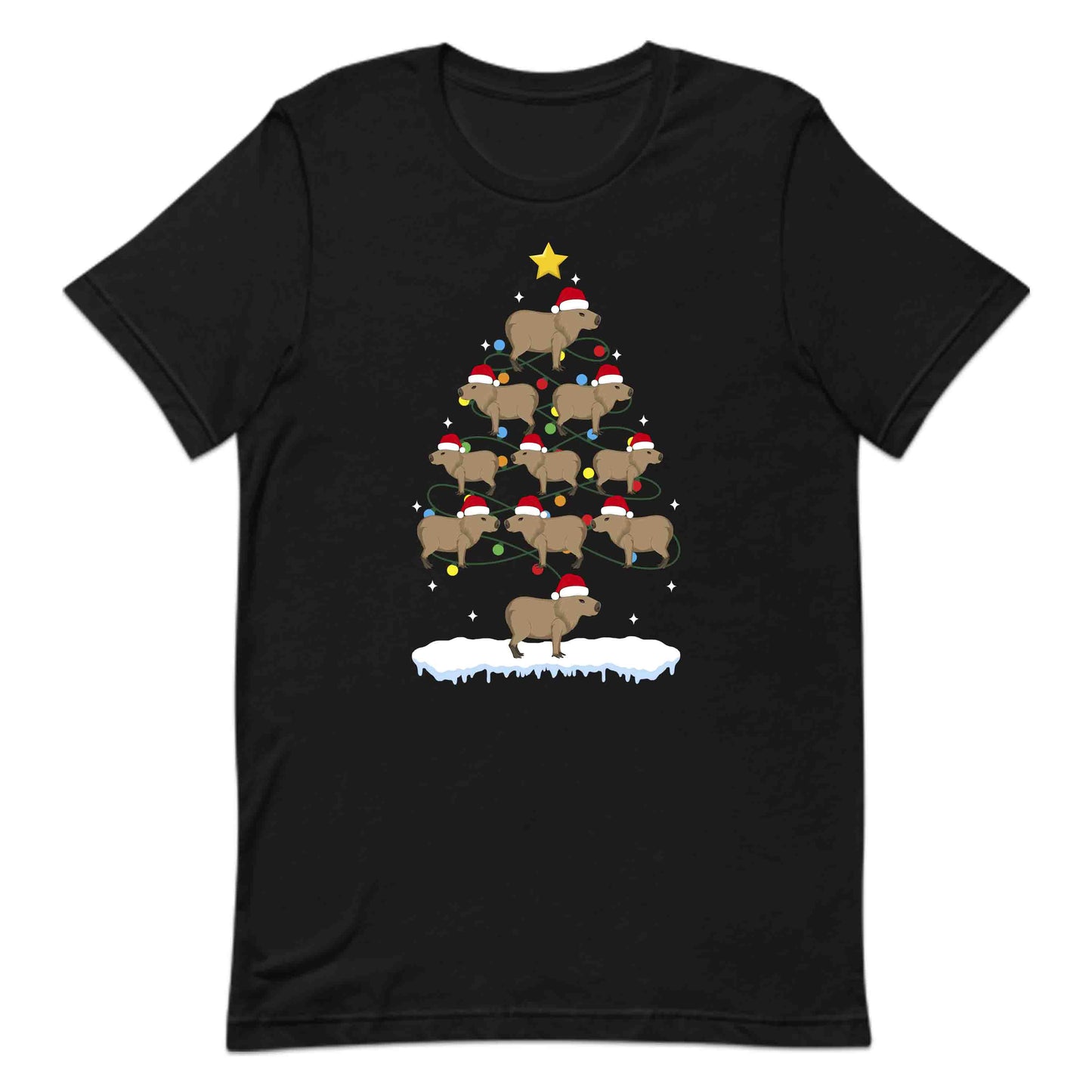 Capybara Christmas Tree Xmas Adorable Rodent Creature | PRODUCT CODE: CPBRETXMADW