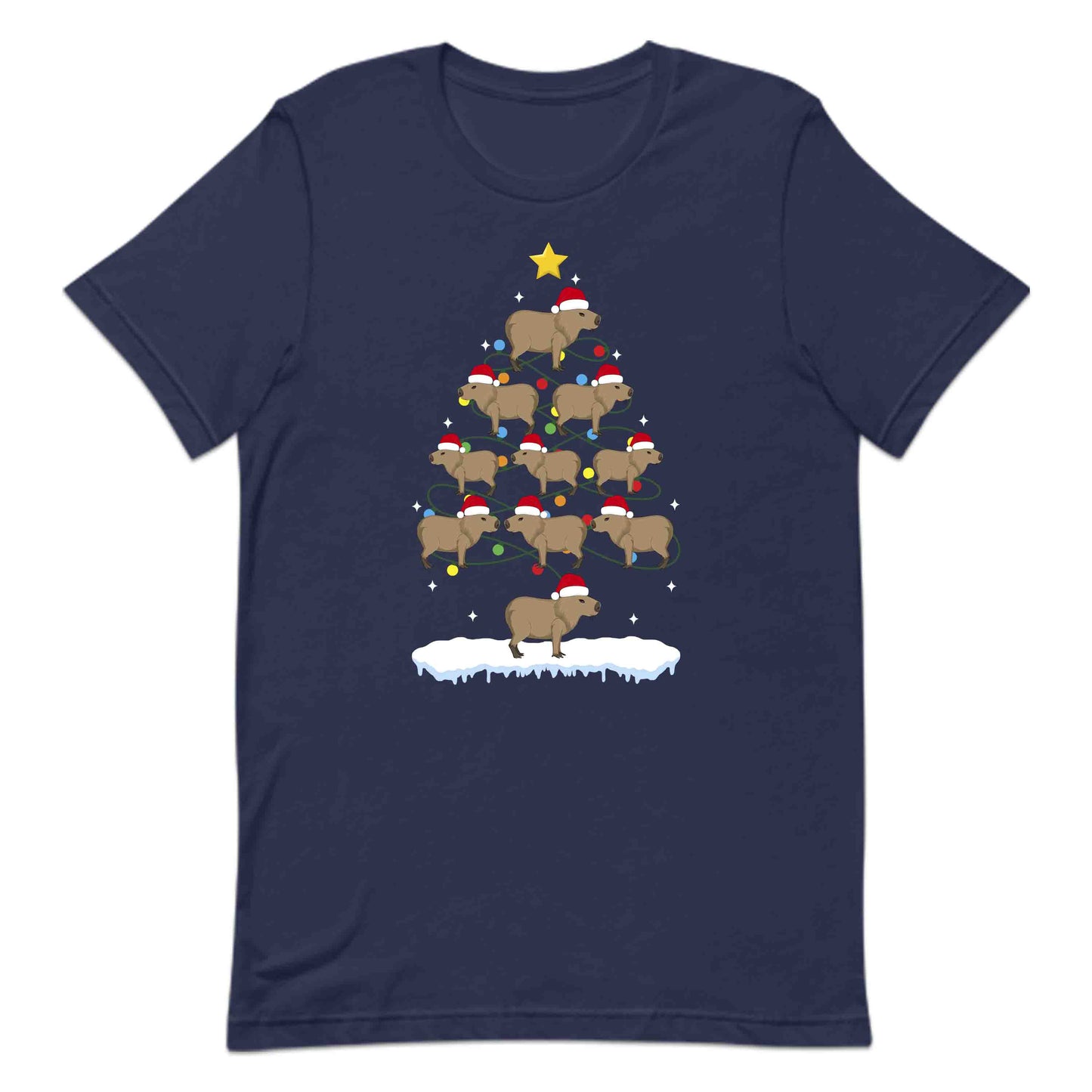 Capybara Christmas Tree Xmas Adorable Rodent Creature | PRODUCT CODE: CPBRETXMADW