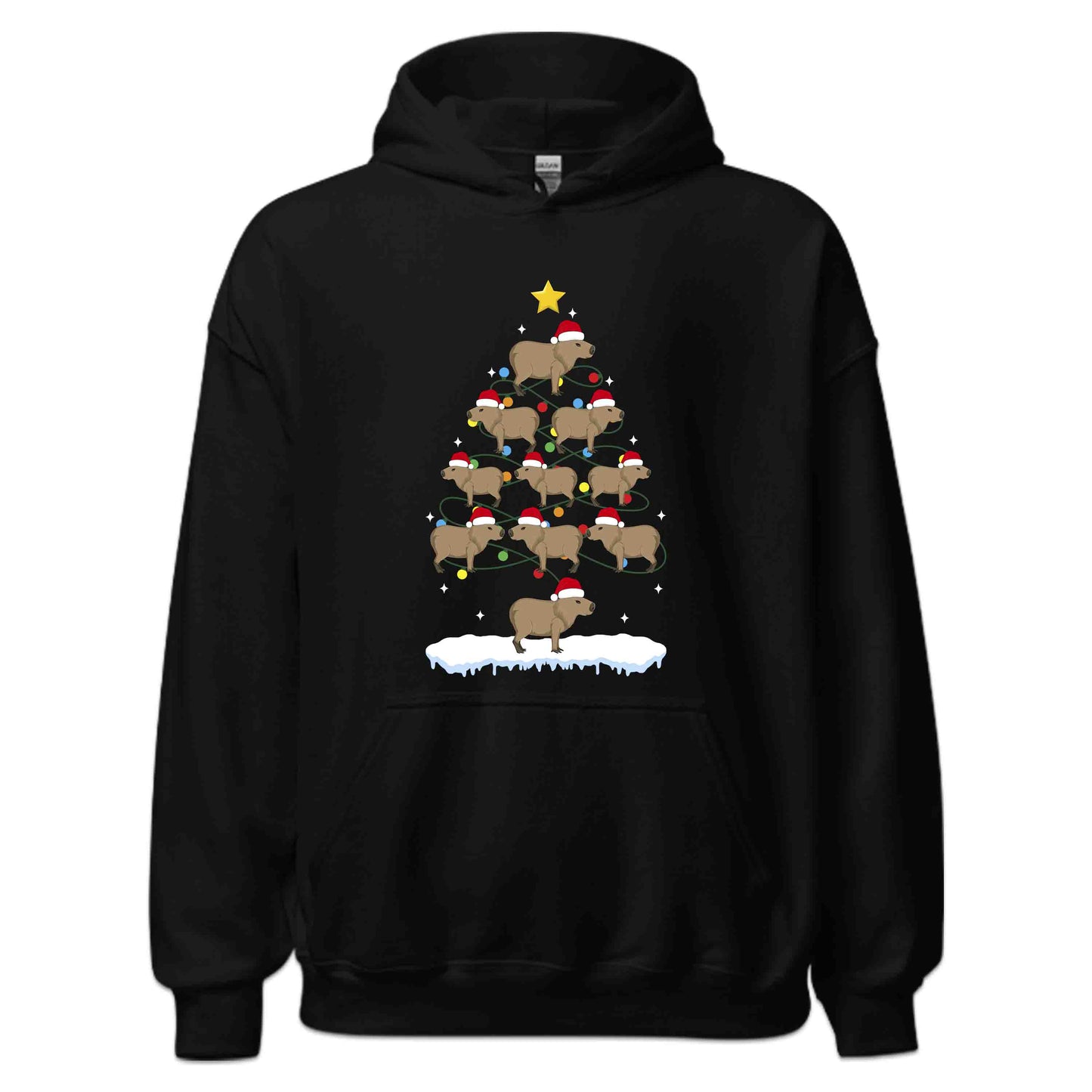 Capybara Christmas Tree Xmas Adorable Rodent Creature | PRODUCT CODE: CPBRETXMADW
