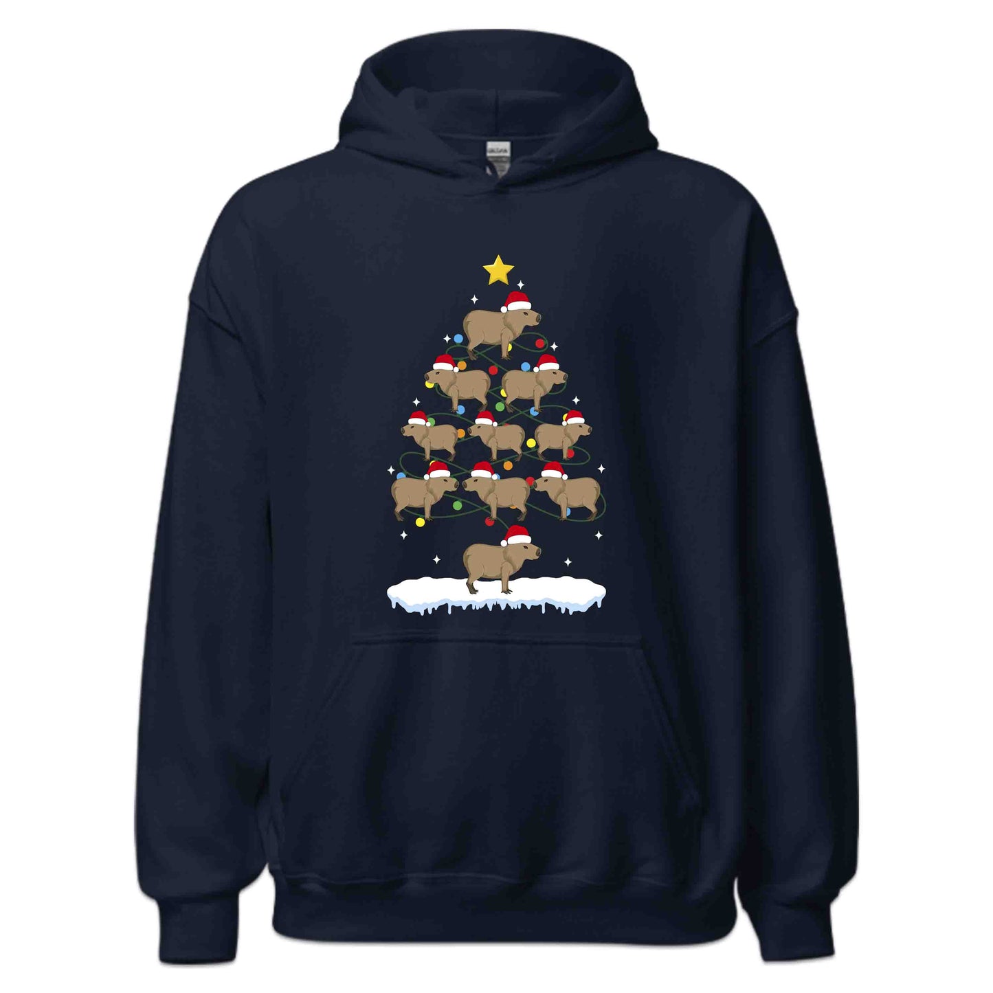 Capybara Christmas Tree Xmas Adorable Rodent Creature | PRODUCT CODE: CPBRETXMADW