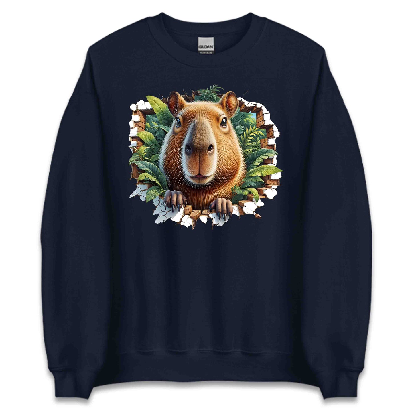 Capybara Breaking Through Wall 3D Realistic Capybara | PRODUCT CODE: CPYBRKNTHWJ
