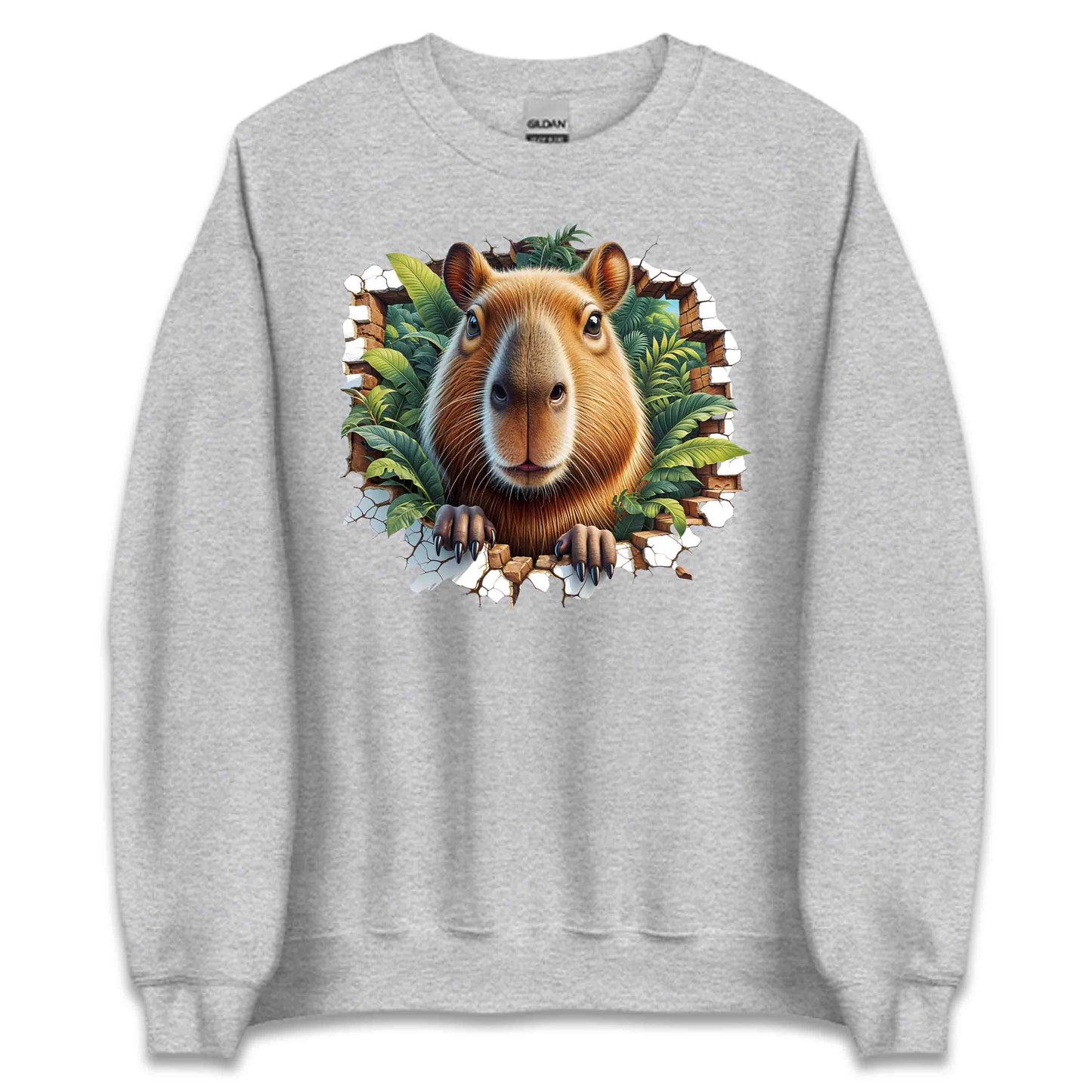Capybara Breaking Through Wall 3D Realistic Capybara | PRODUCT CODE: CPYBRKNTHWJ