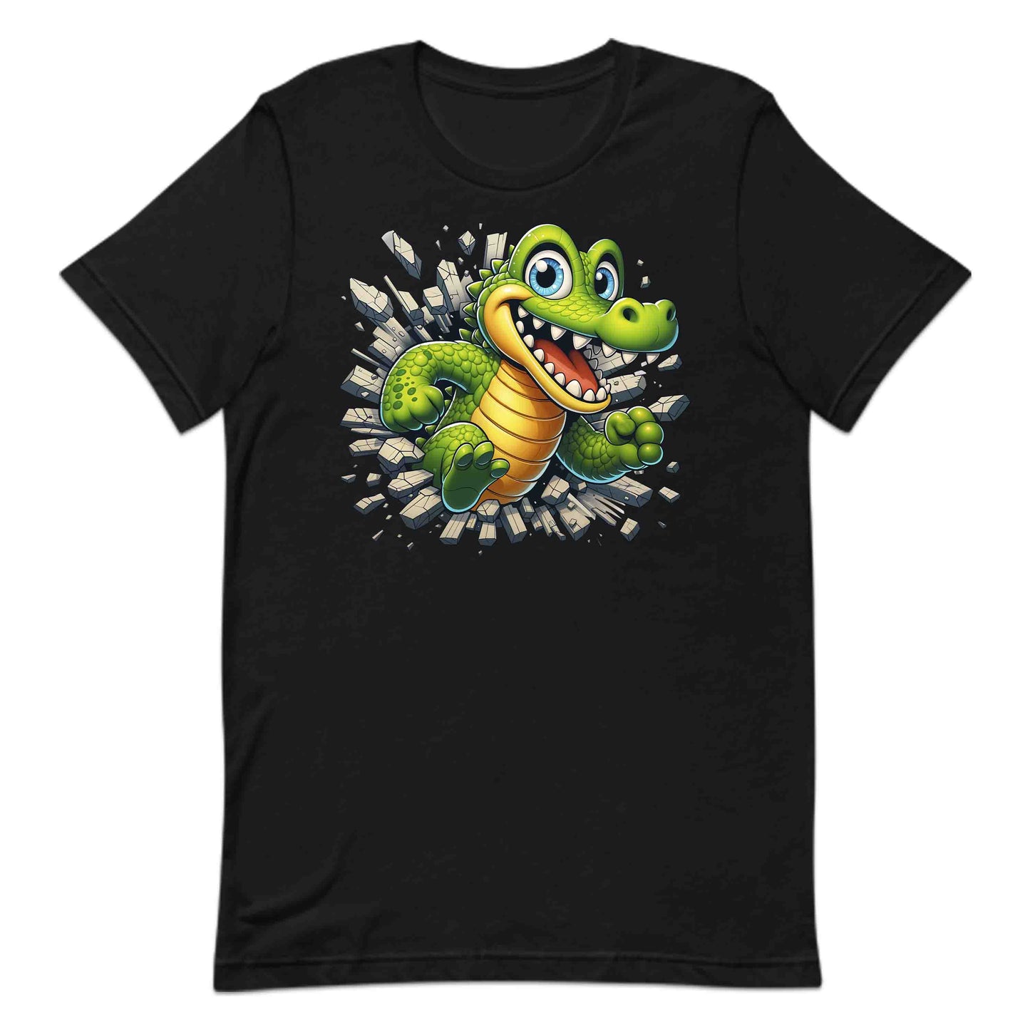 Crocodile Breaking Through The Wall 3D Realistic Alligator | PRODUCT CODE: CRDCLOBKNGWL
