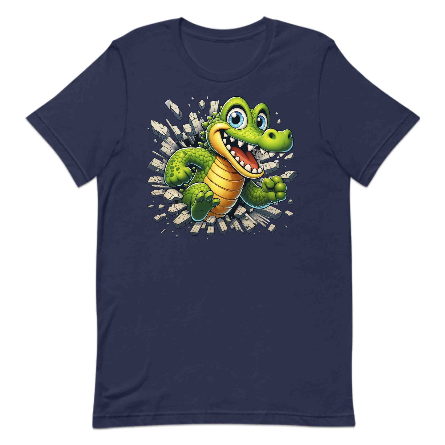 Crocodile Breaking Through The Wall 3D Realistic Alligator | PRODUCT CODE: CRDCLOBKNGWL