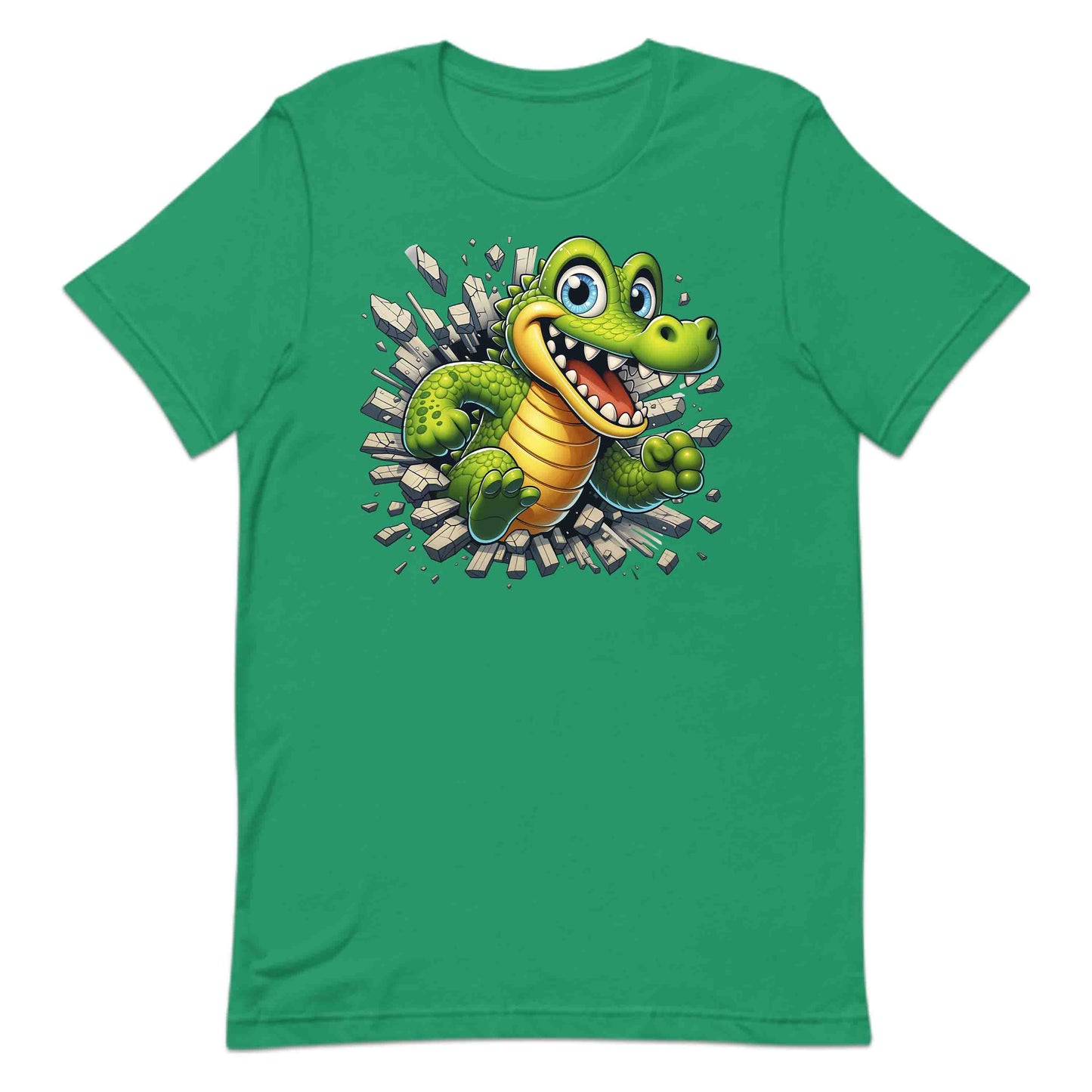 Crocodile Breaking Through The Wall 3D Realistic Alligator | PRODUCT CODE: CRDCLOBKNGWL