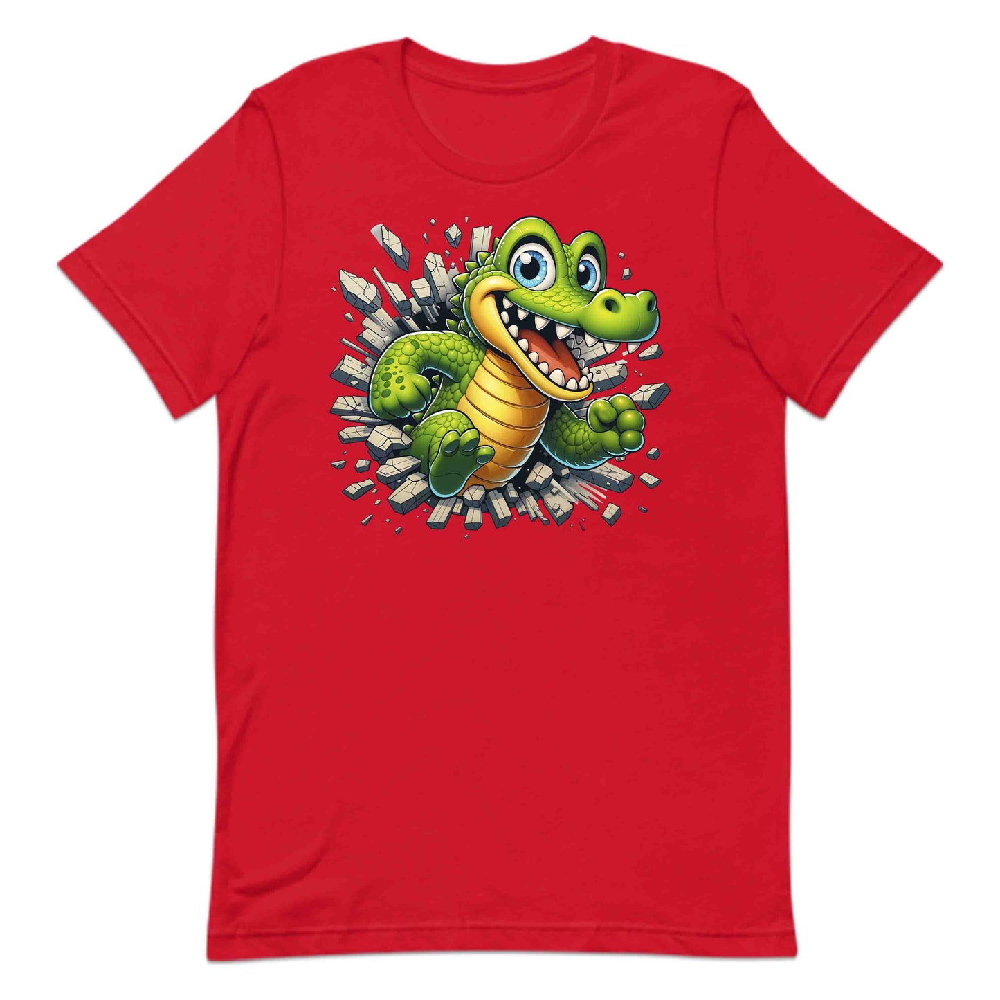 Crocodile Breaking Through The Wall 3D Realistic Alligator | PRODUCT CODE: CRDCLOBKNGWL