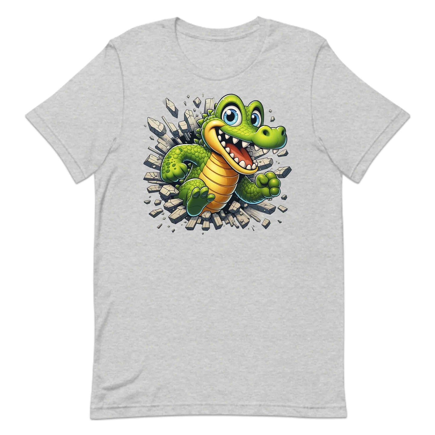 Crocodile Breaking Through The Wall 3D Realistic Alligator | PRODUCT CODE: CRDCLOBKNGWL