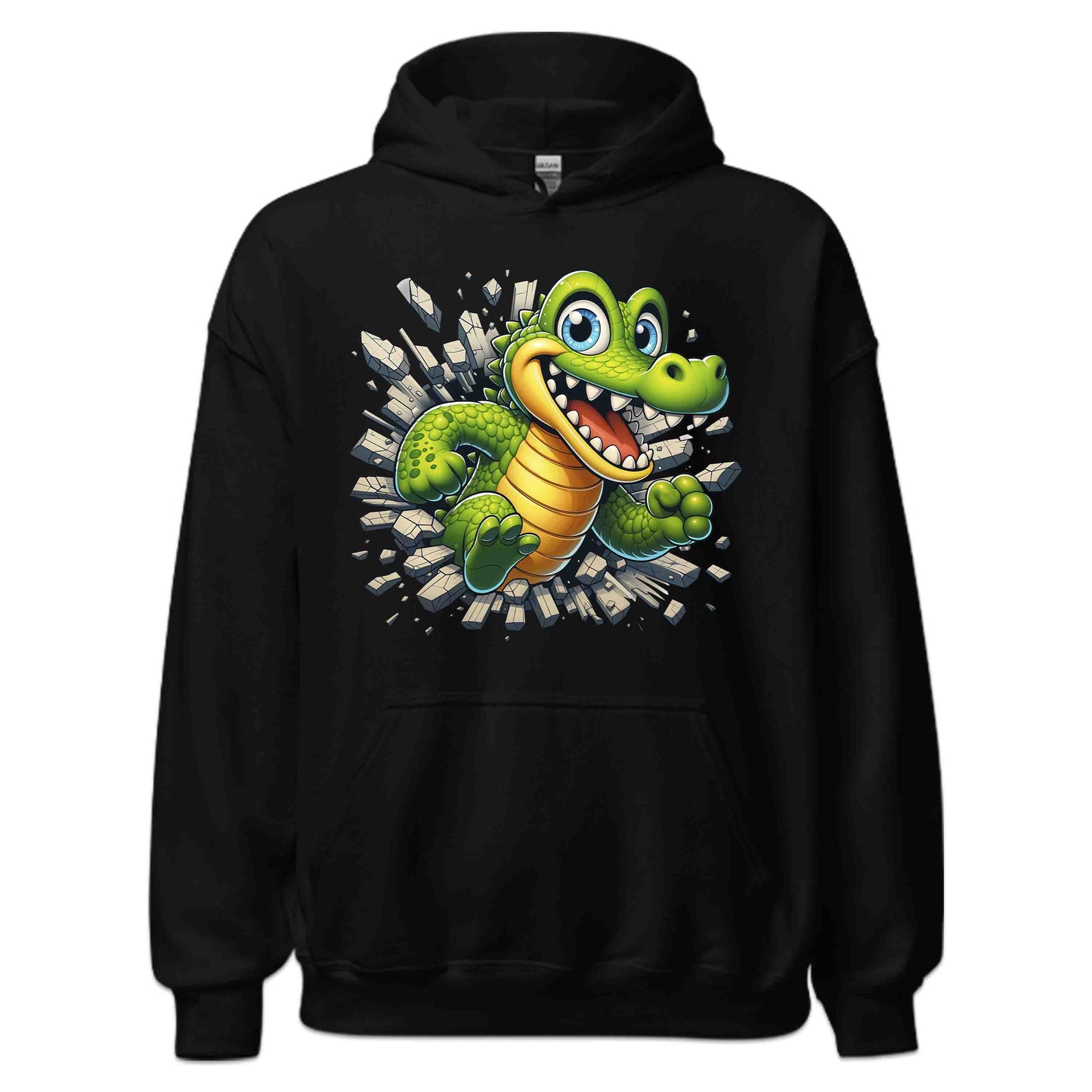 Crocodile Breaking Through The Wall 3D Realistic Alligator | PRODUCT CODE: CRDCLOBKNGWL