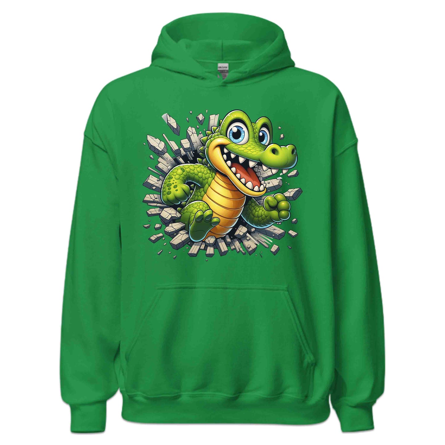 Crocodile Breaking Through The Wall 3D Realistic Alligator | PRODUCT CODE: CRDCLOBKNGWL