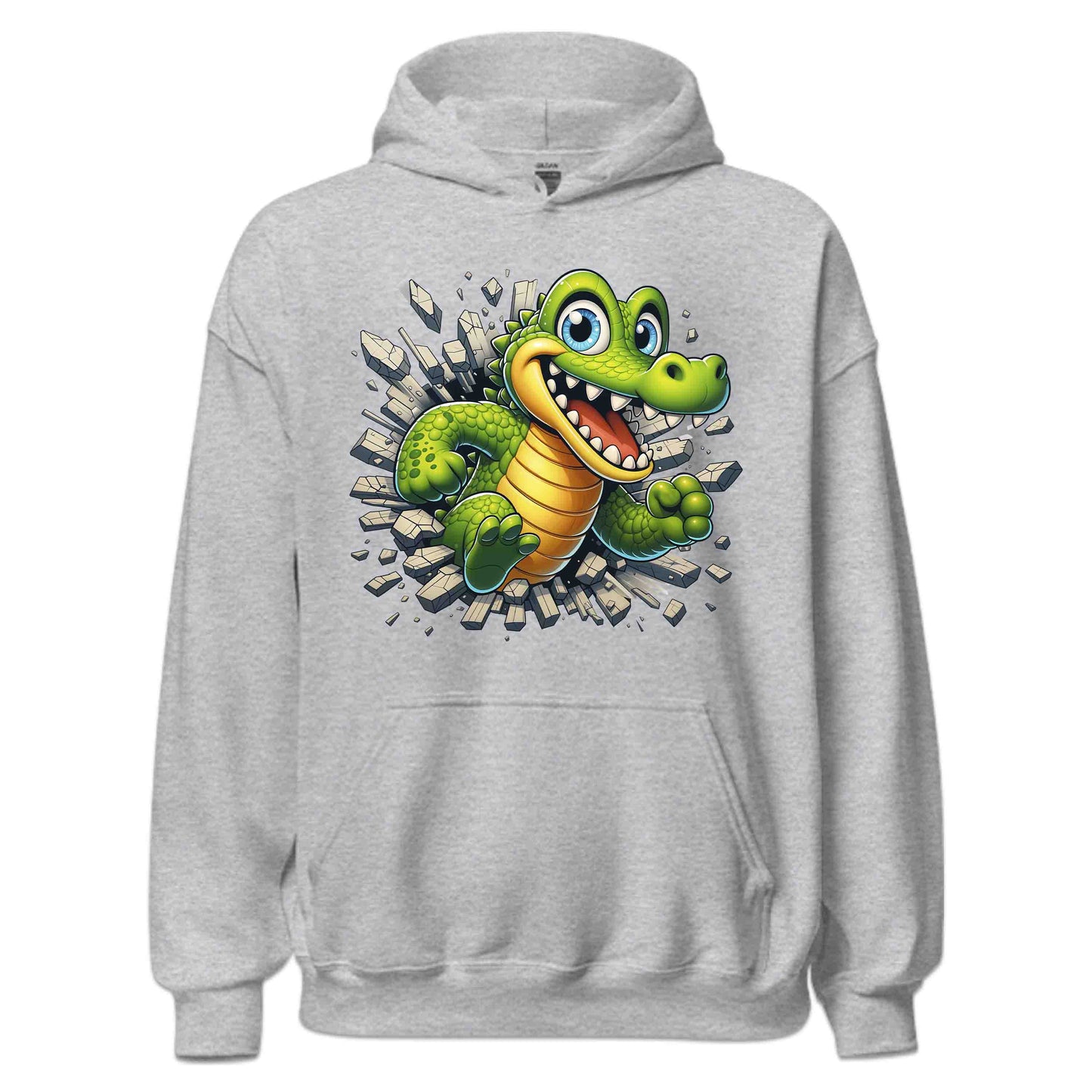 Crocodile Breaking Through The Wall 3D Realistic Alligator | PRODUCT CODE: CRDCLOBKNGWL