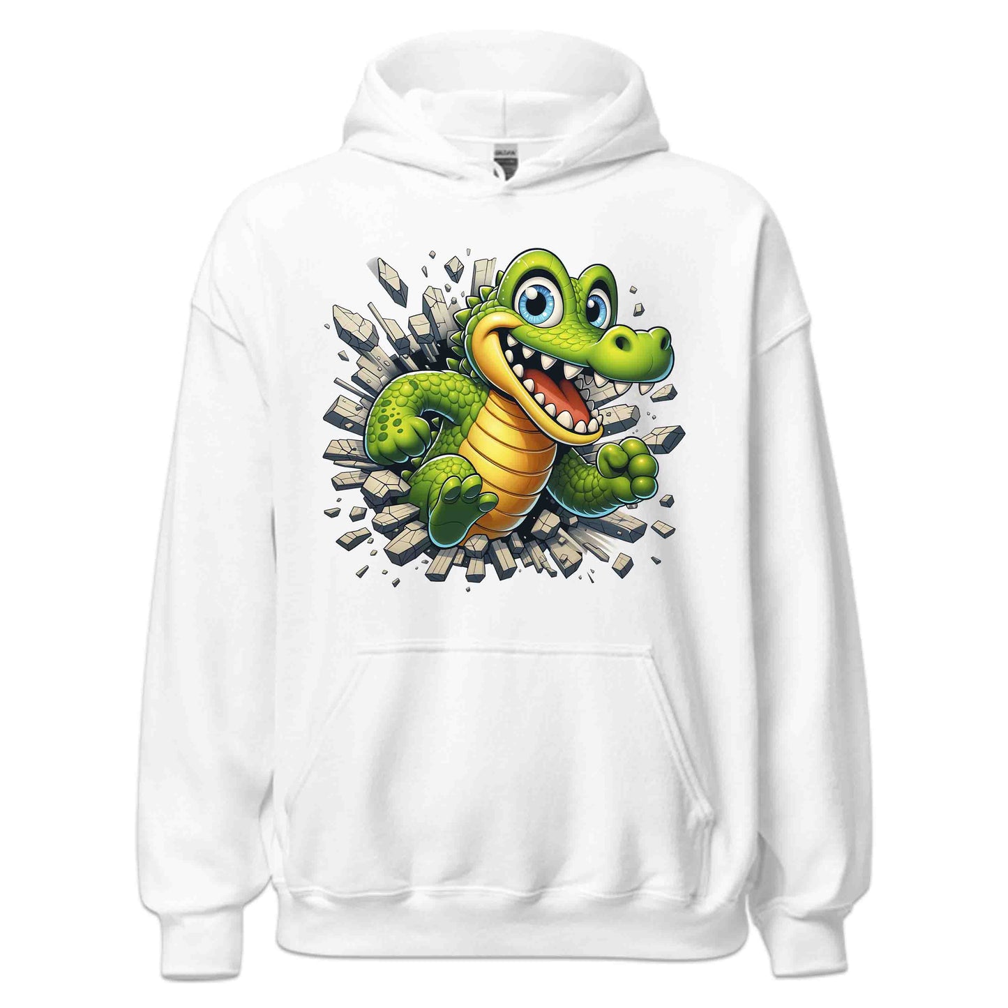 Crocodile Breaking Through The Wall 3D Realistic Alligator | PRODUCT CODE: CRDCLOBKNGWL