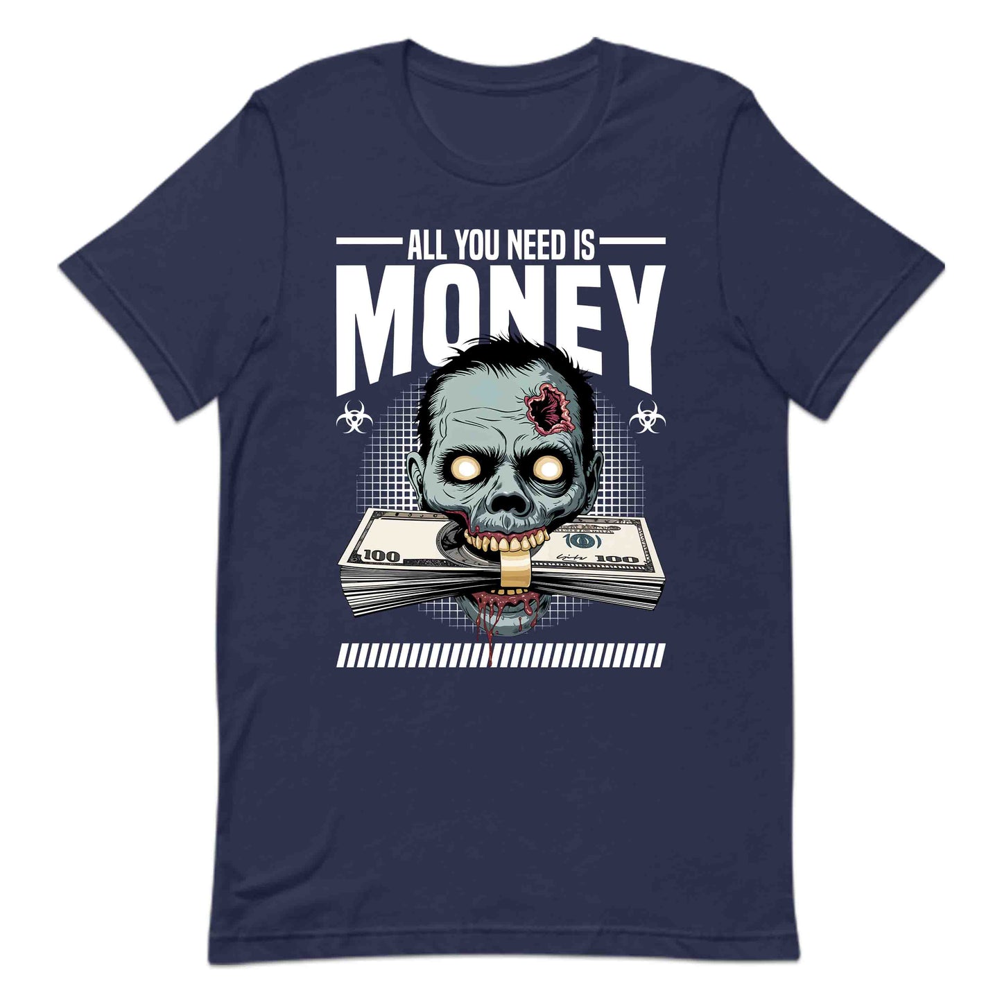 Creepy Zombie Money Horror Lovers Edgy Streetwear | PRODUCT CODE: CRPYZMBENMOH