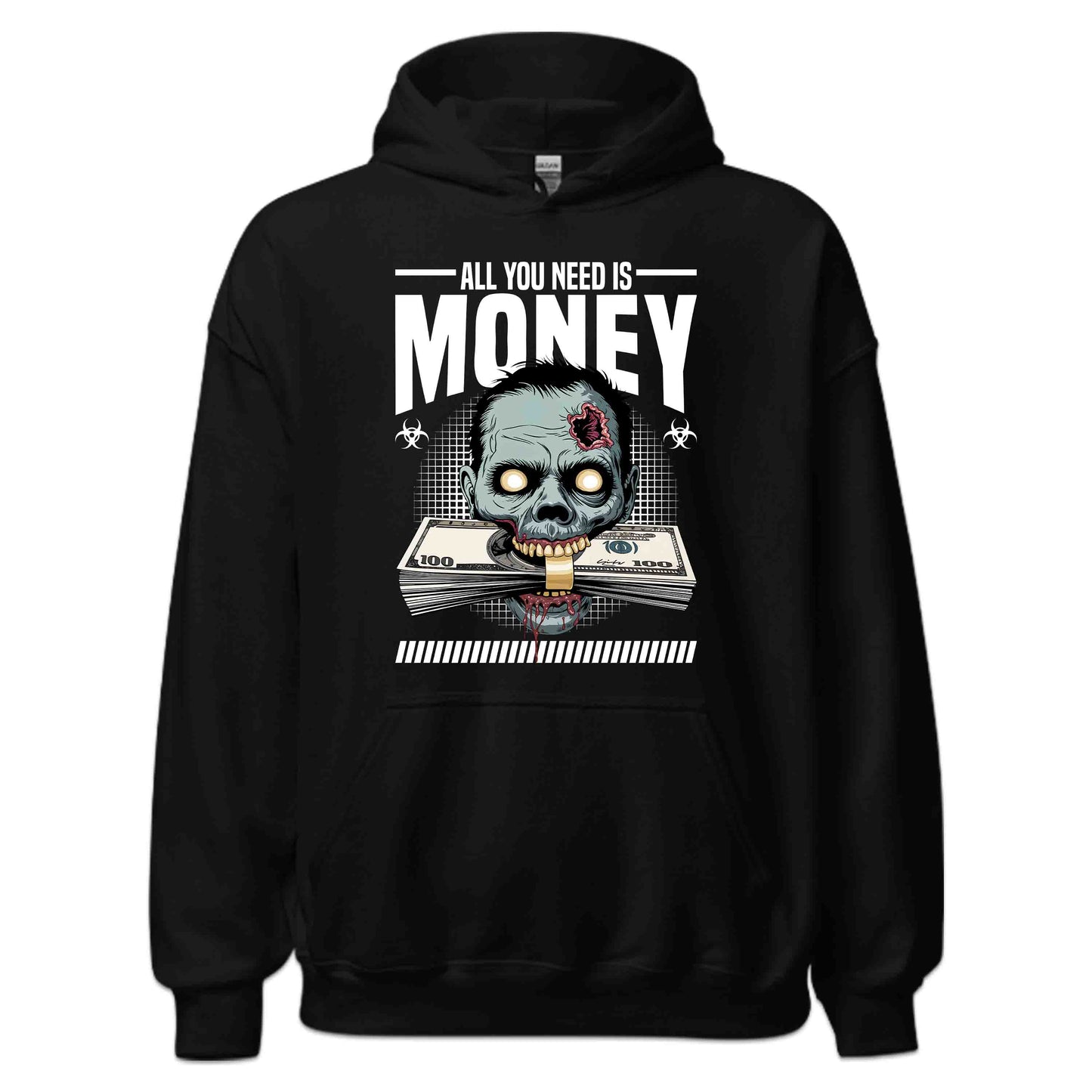 Creepy Zombie Money Horror Lovers Edgy Streetwear | PRODUCT CODE: CRPYZMBENMOH