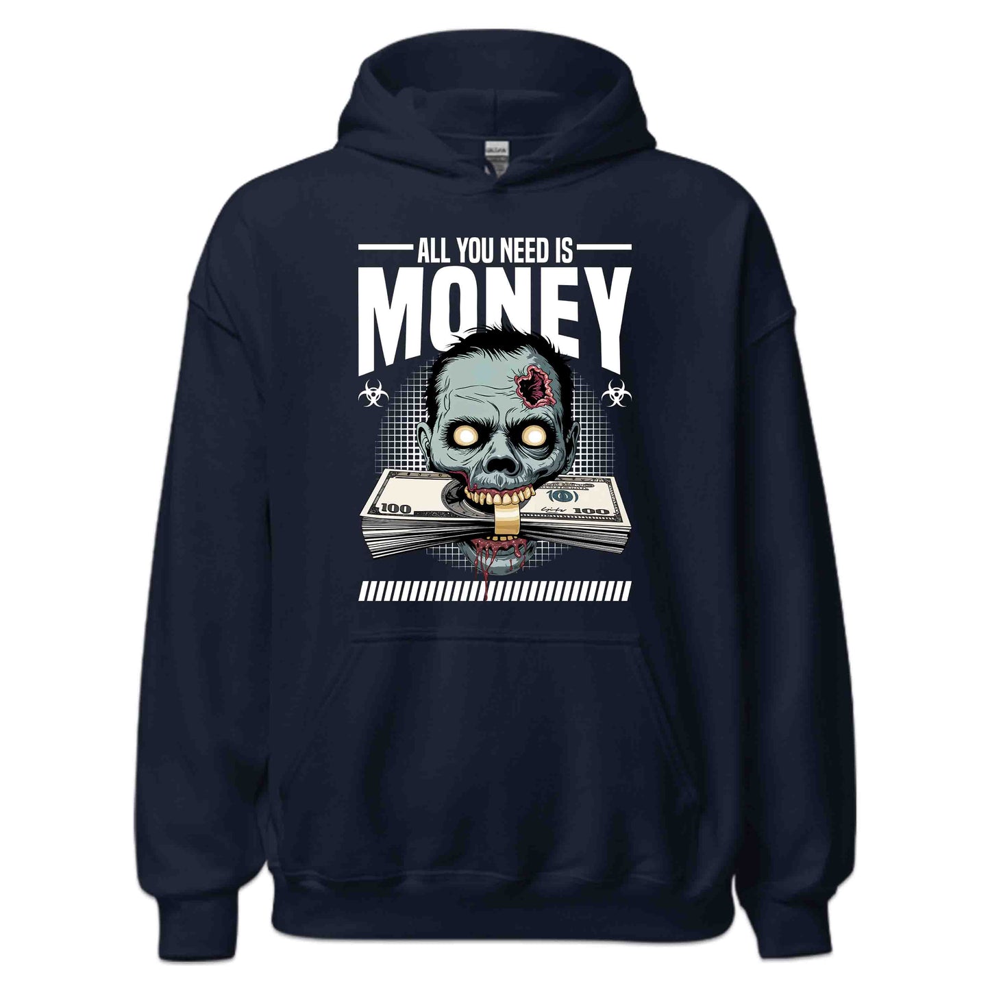Creepy Zombie Money Horror Lovers Edgy Streetwear | PRODUCT CODE: CRPYZMBENMOH