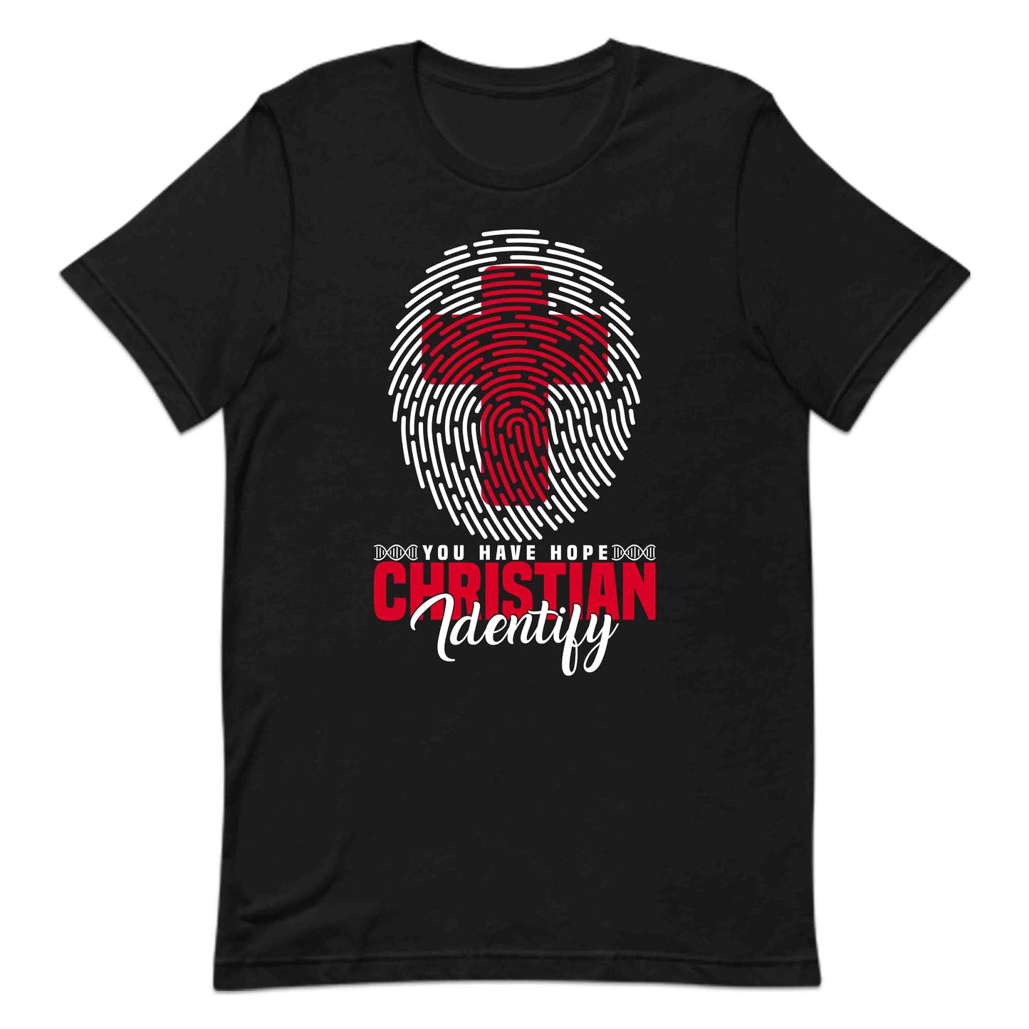 Christian Identity Christian Hope & Faith Fingerprint Cross | PRODUCT CODE: CRSHKWOANMP