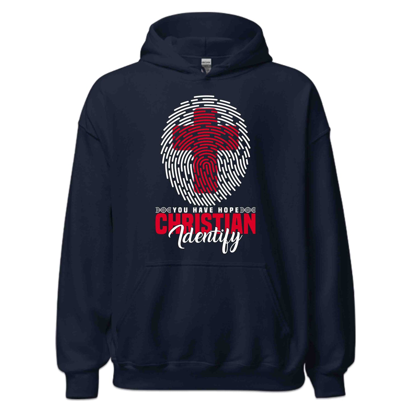 Christian Identity Christian Hope & Faith Fingerprint Cross | PRODUCT CODE: CRSHKWOANMP