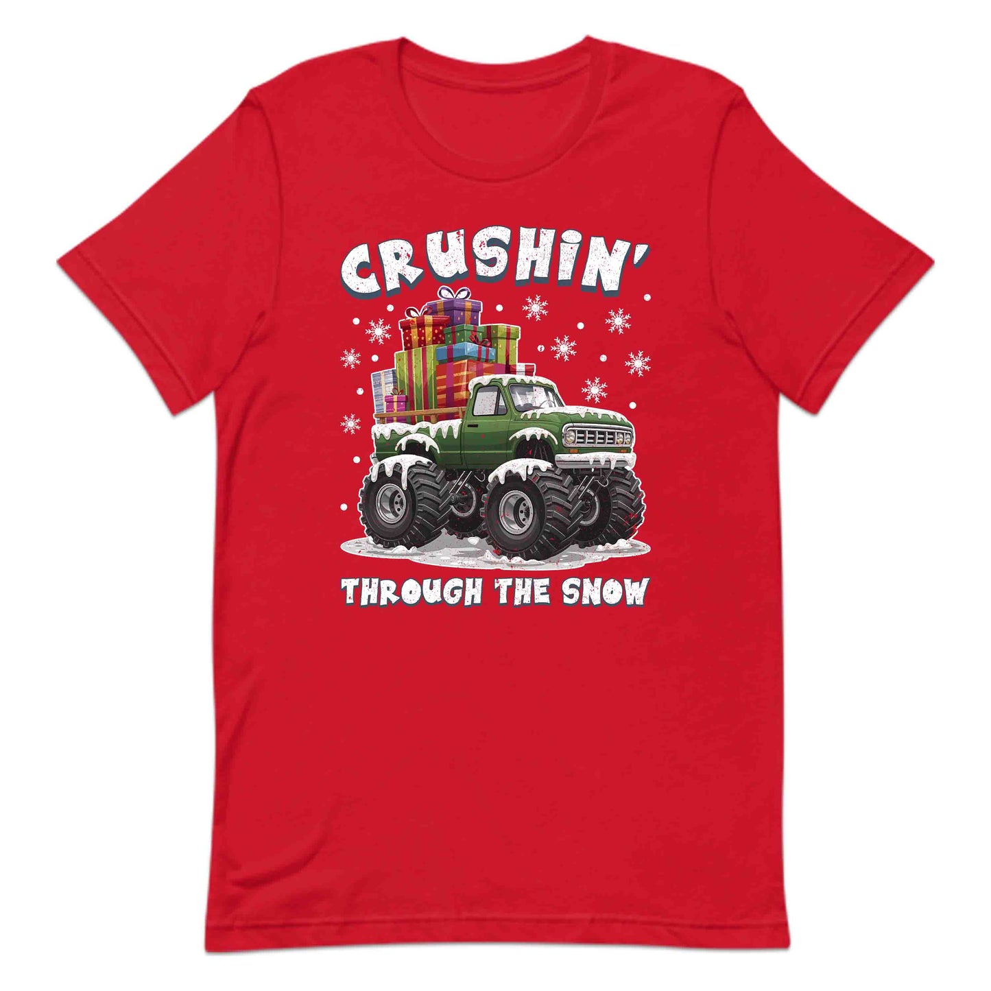 Crushin Through The Snow Monster Truck Christmas | PRODUCT CODE: CRSNGHTUMNK